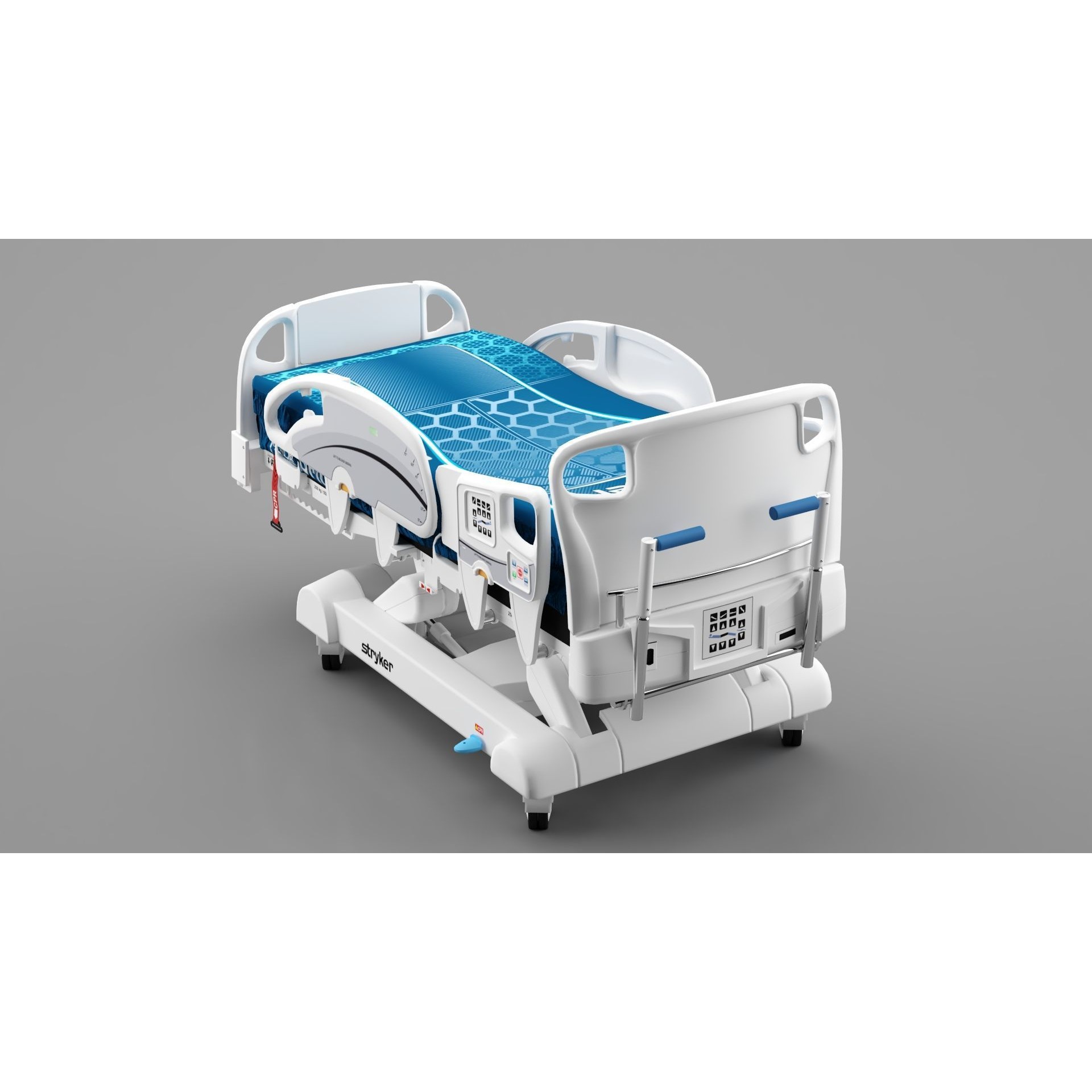 Stryker Medical Bed - Game-Ready 3D Model - View 9