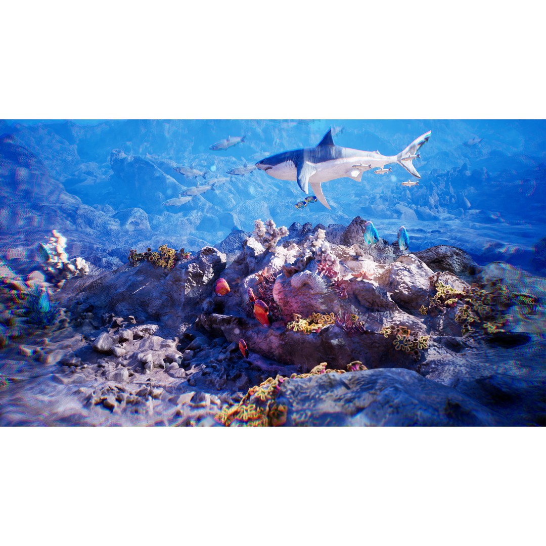 Ocean Floor 3D Model – High Quality Low Poly Environment, FBX - View 11