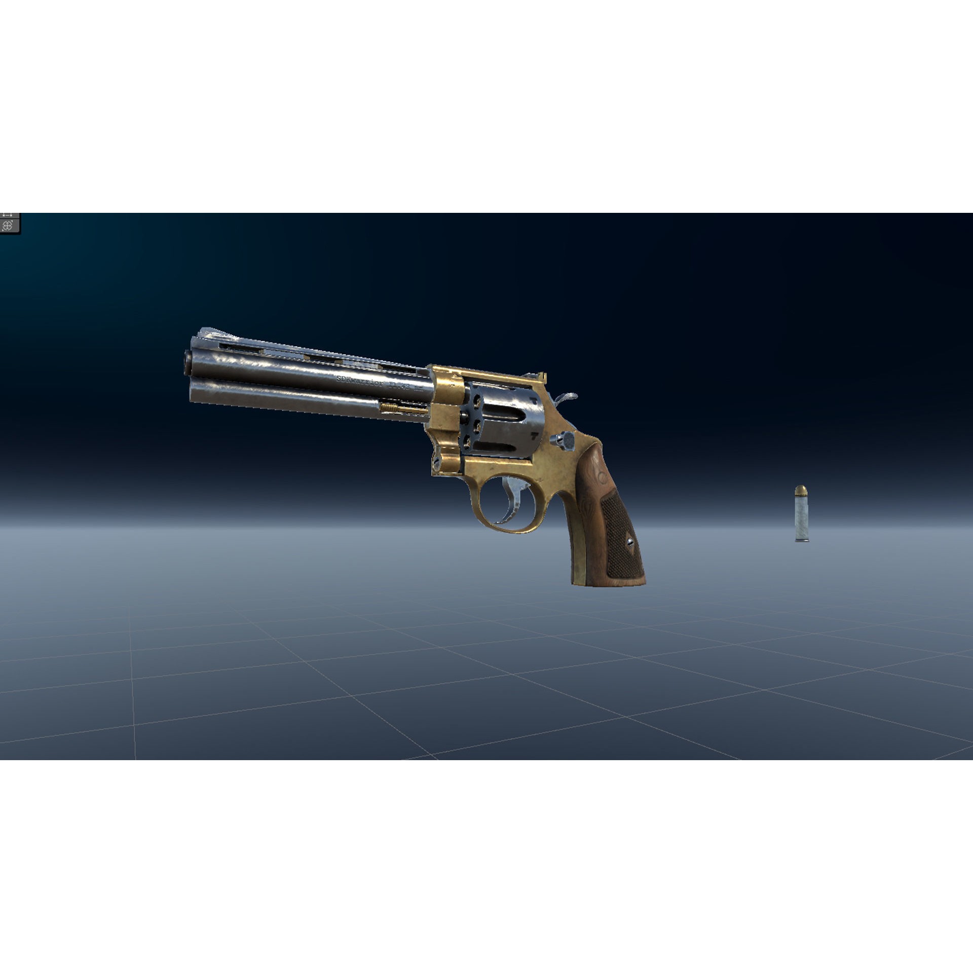 Cowboy Sheriff Girl - Low-Poly Game-Ready 3D Model - View 26