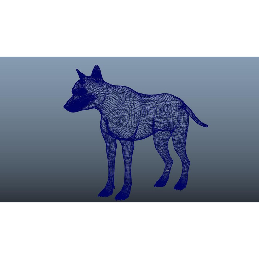 Gray Wolf 3D Model – Detailed Rigged Animal Asset, FBX, OBJ - View 13