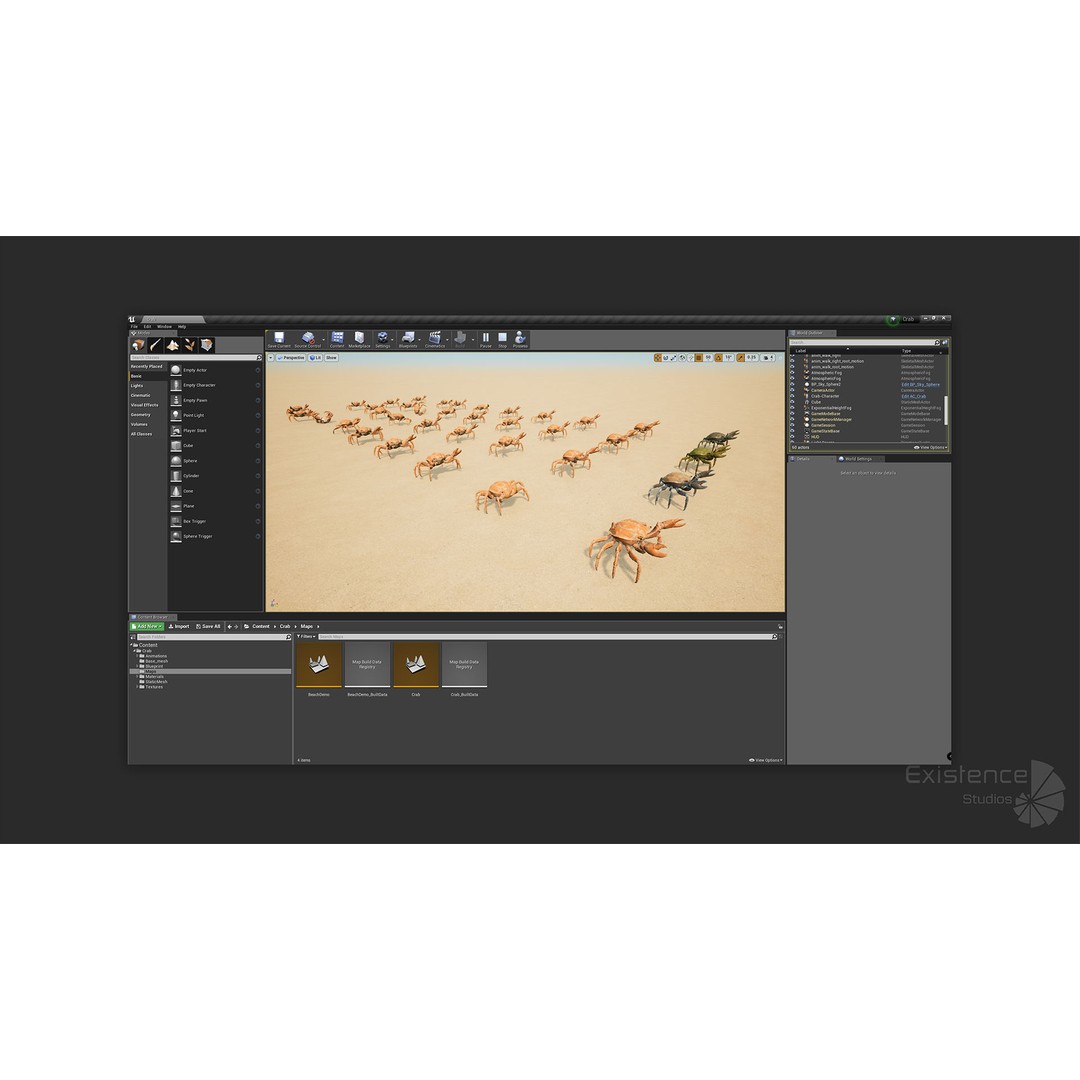 Royal Crab 3D Model – Realistic Rigged Animated Low Poly FBX