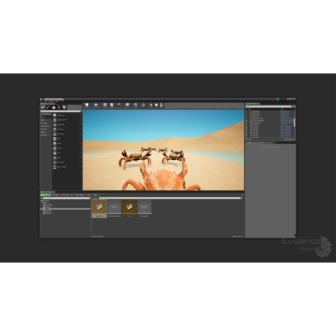 Royal Crab 3D Model – Realistic Rigged Animated Low Poly FBX - View 29