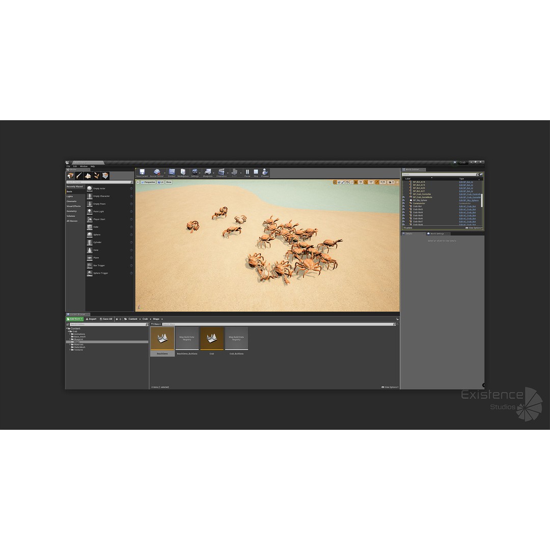 Royal Crab 3D Model – Realistic Rigged Animated Low Poly FBX - View 30