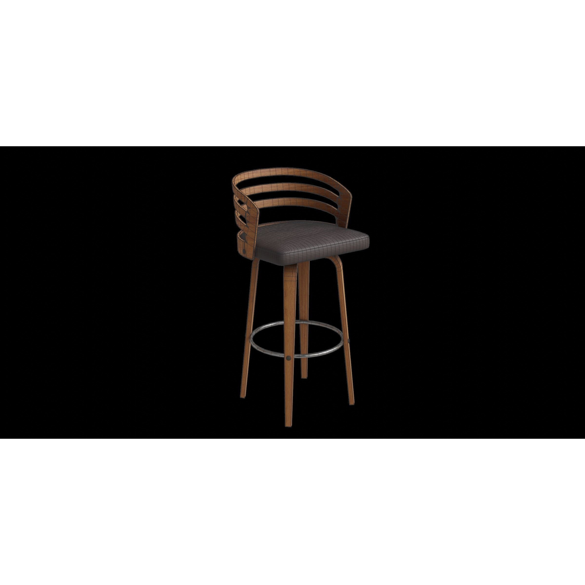 Jayden Counter Stool - Low-Poly Game-Ready 3D Model - View 5