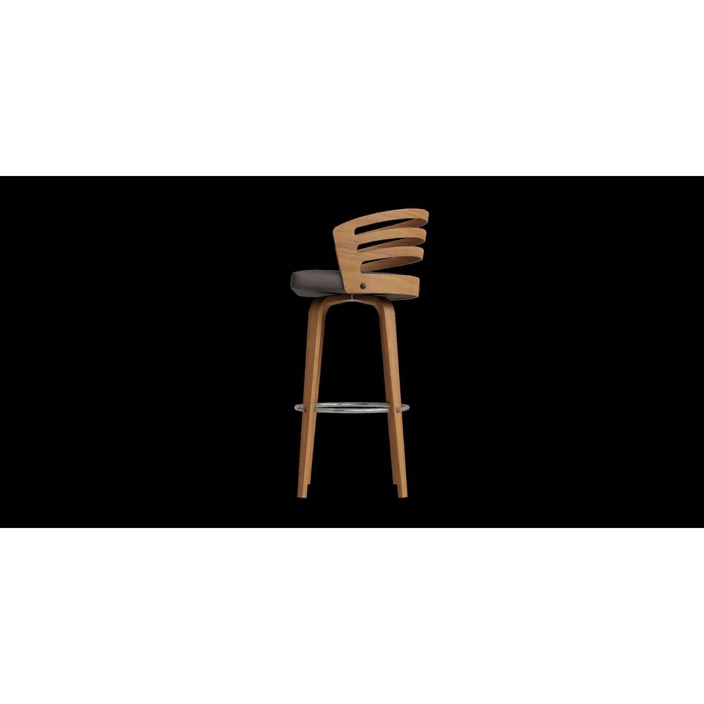 Jayden Counter Stool - Low-Poly Game-Ready 3D Model - View 9