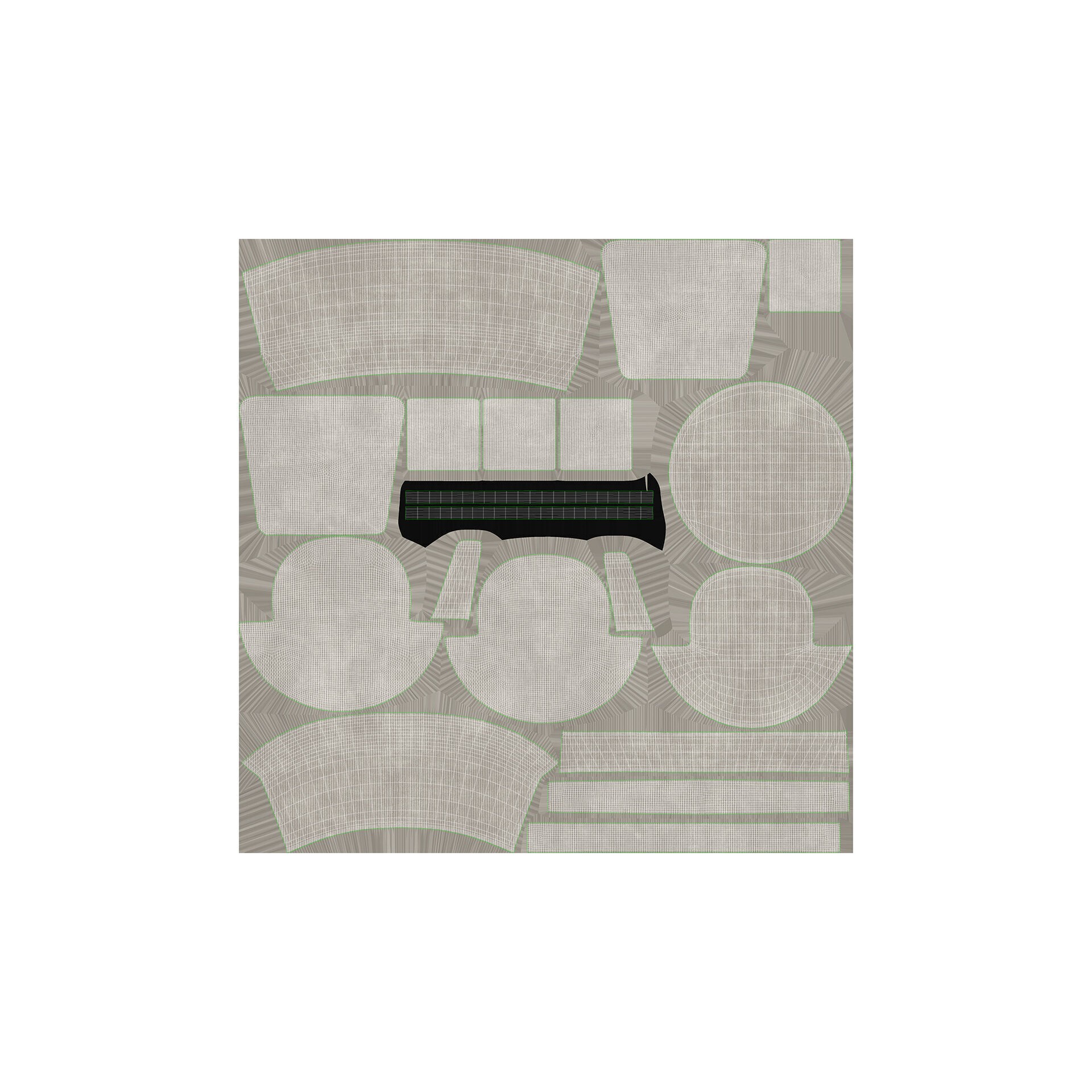 Simsbury Chair - PBR Game-Ready 3D Model