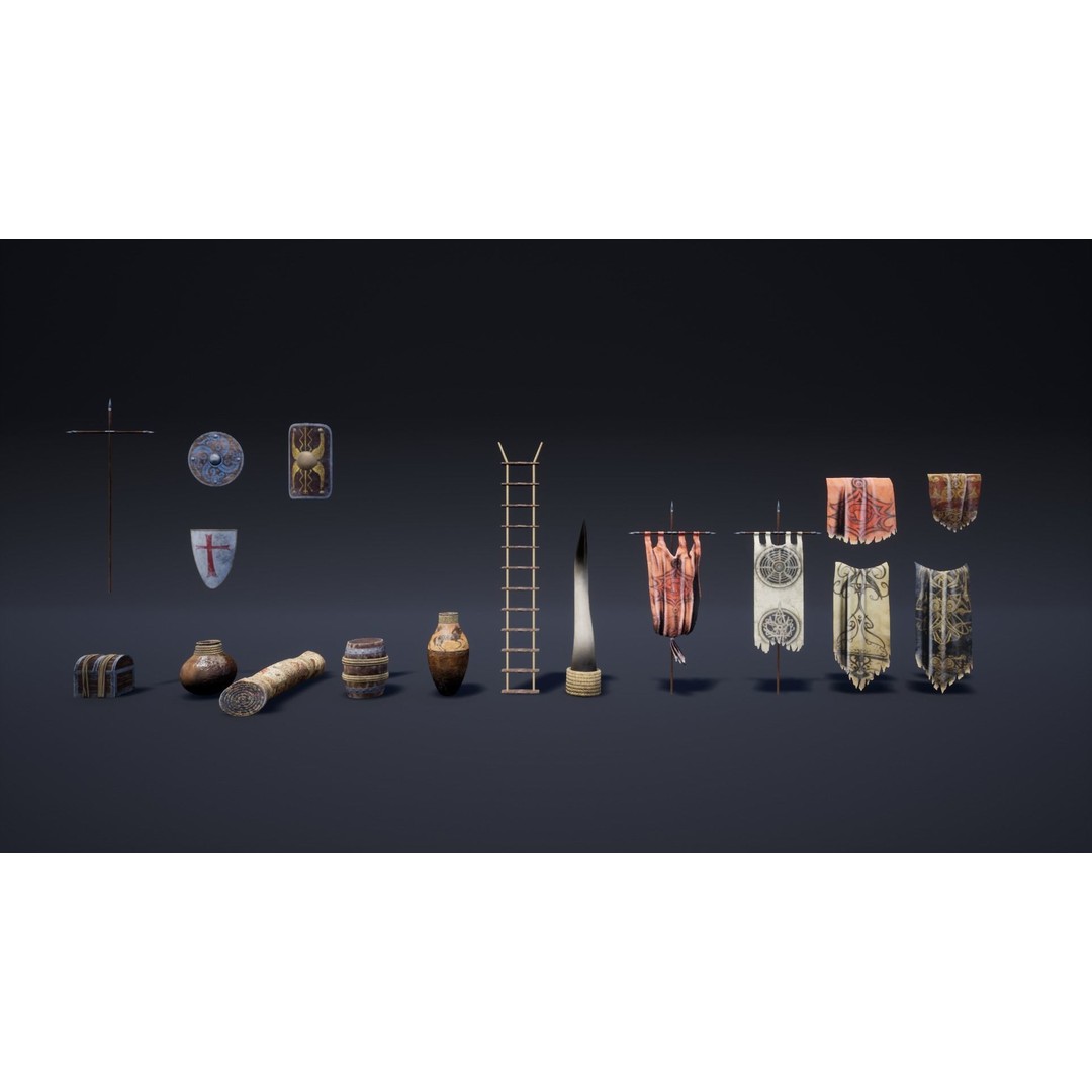 Fantasy Elephant 3D Model – Low Poly Rigged Character with Animations