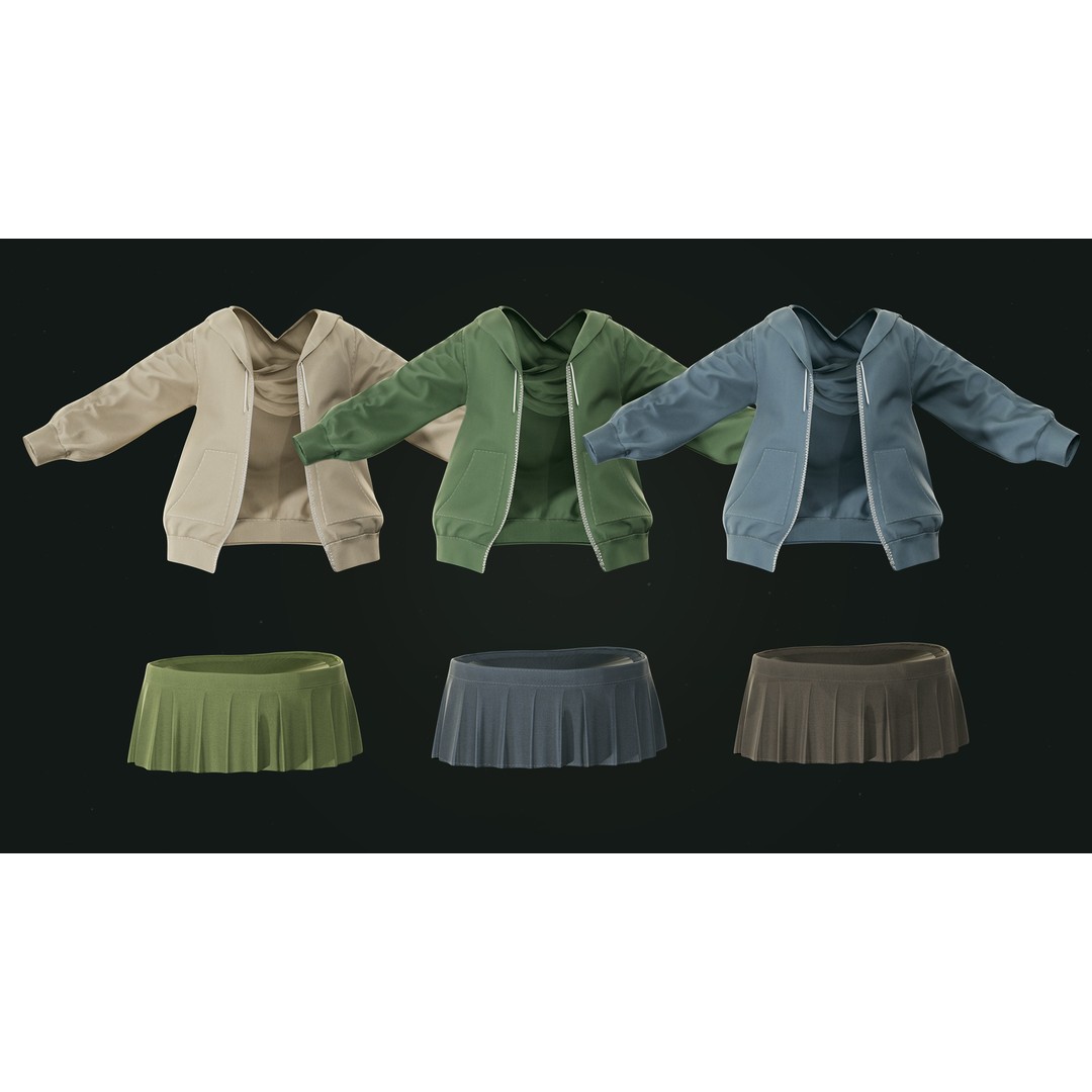 Giraffe Molly 3D Model – Low Poly Game-Ready Character, FBX - View 17