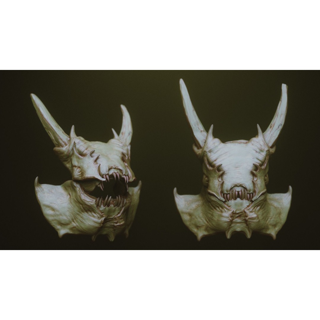 Monster Jaws 3D Model – High Poly IMM Brush & OBJ Files - View 15