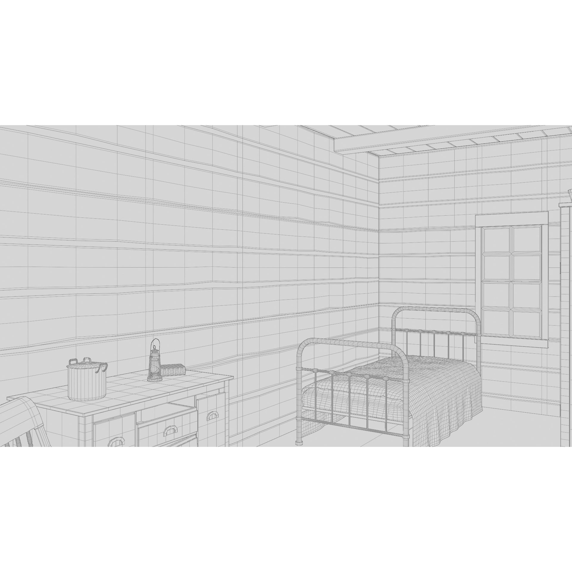 Cabin in the Woods - Game-Ready 3D Model - View 27