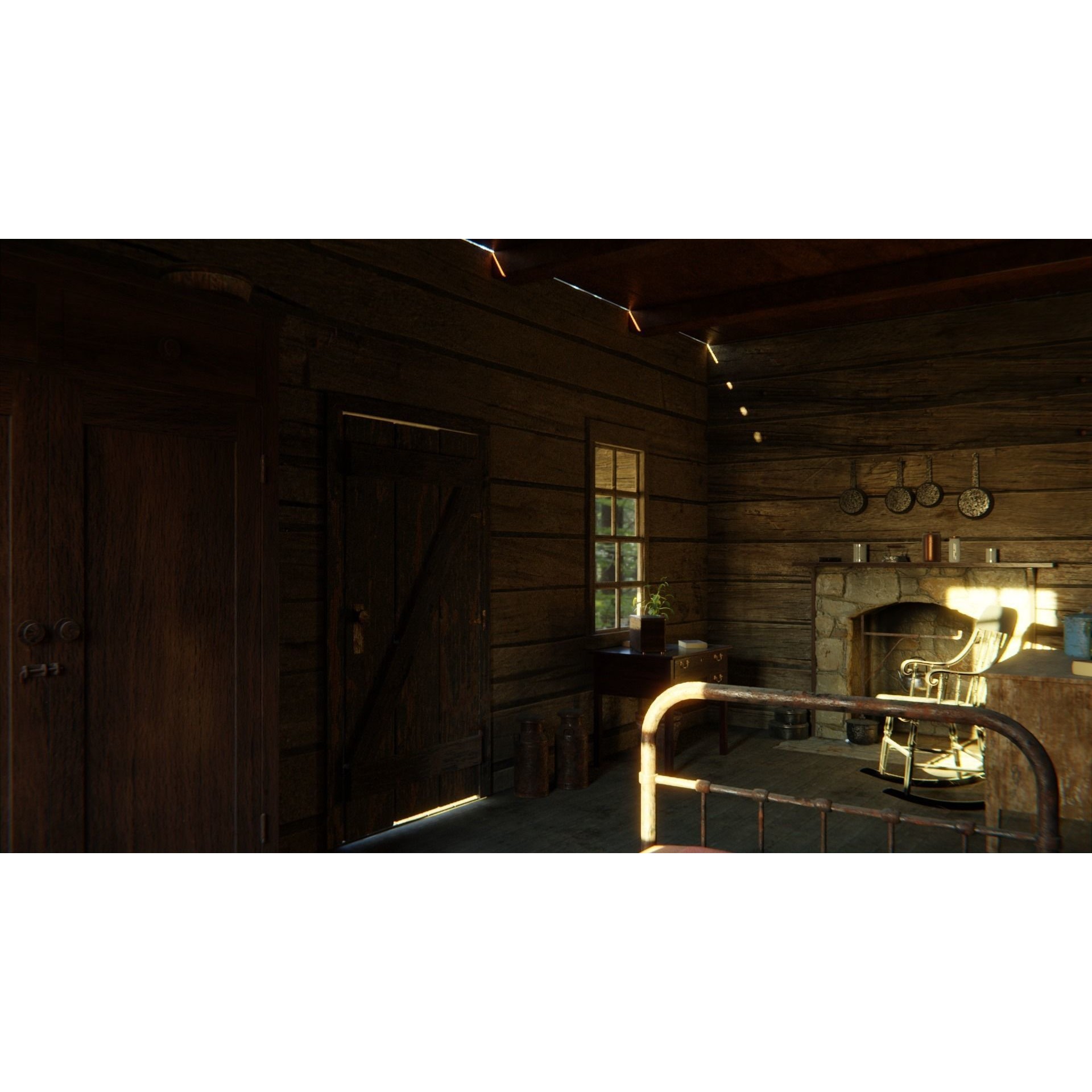 Cabin in the Woods - Game-Ready 3D Model - View 7