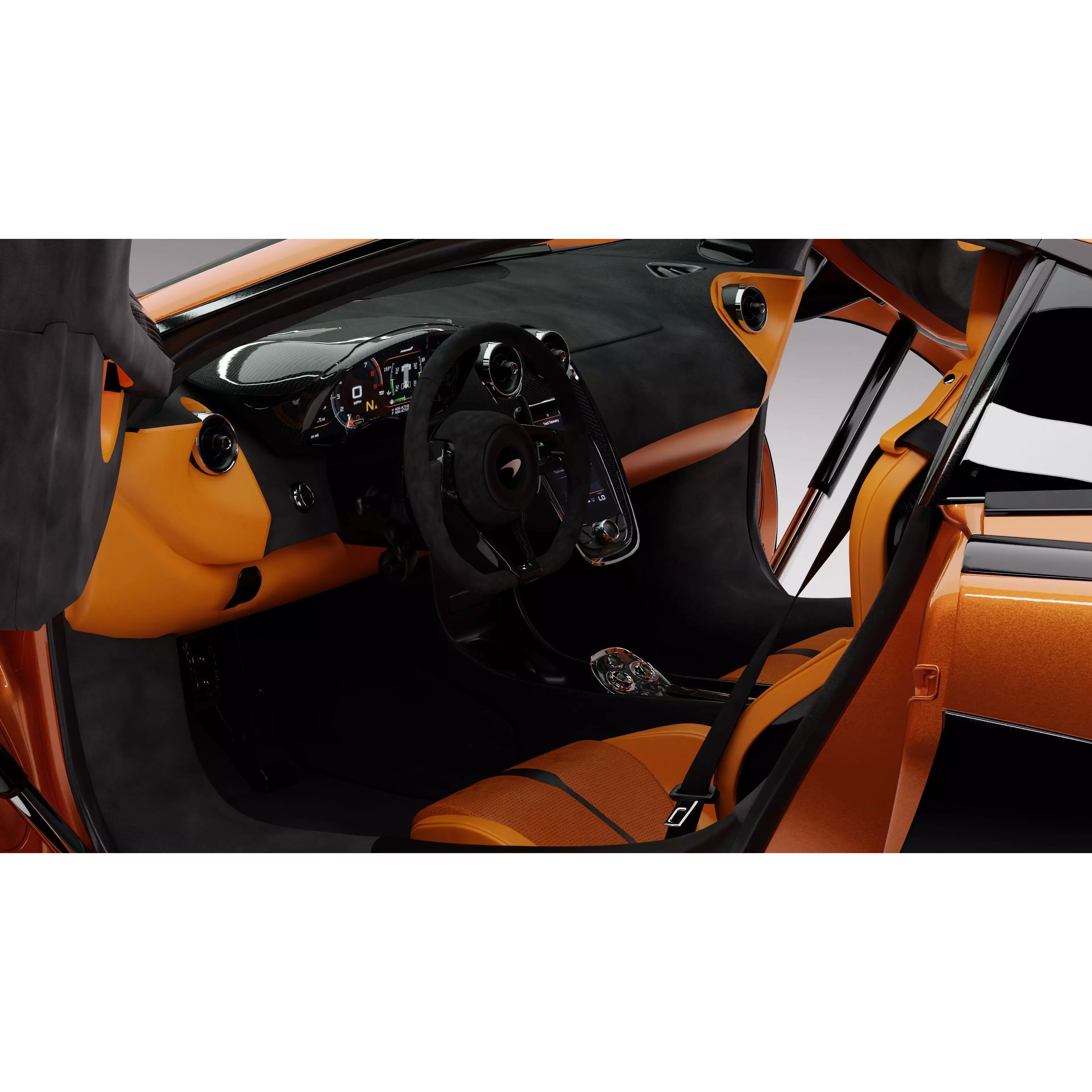 McLaren 570S Spider - Game-Ready 3D Model - View 10