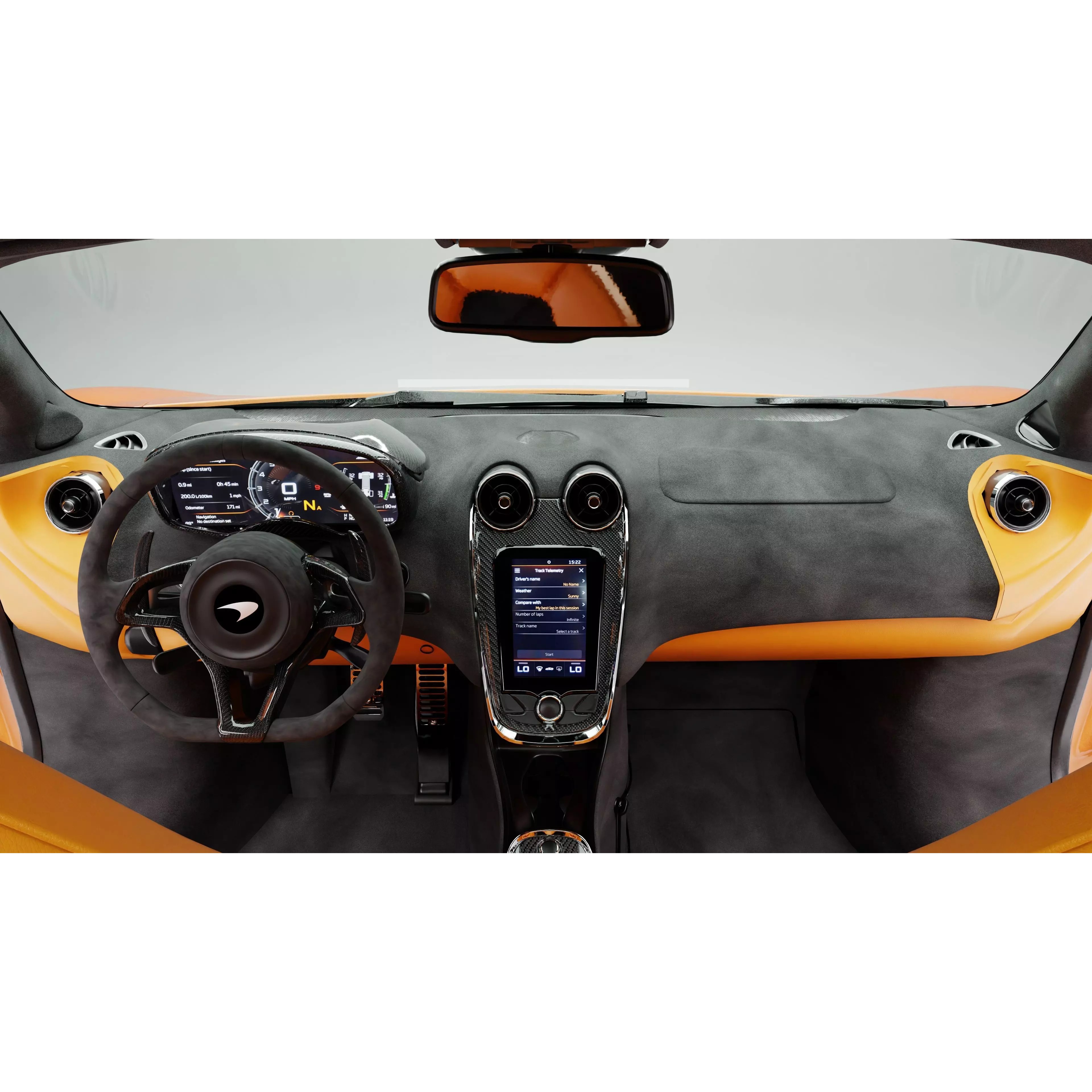 McLaren 570S Spider - Game-Ready 3D Model - View 12