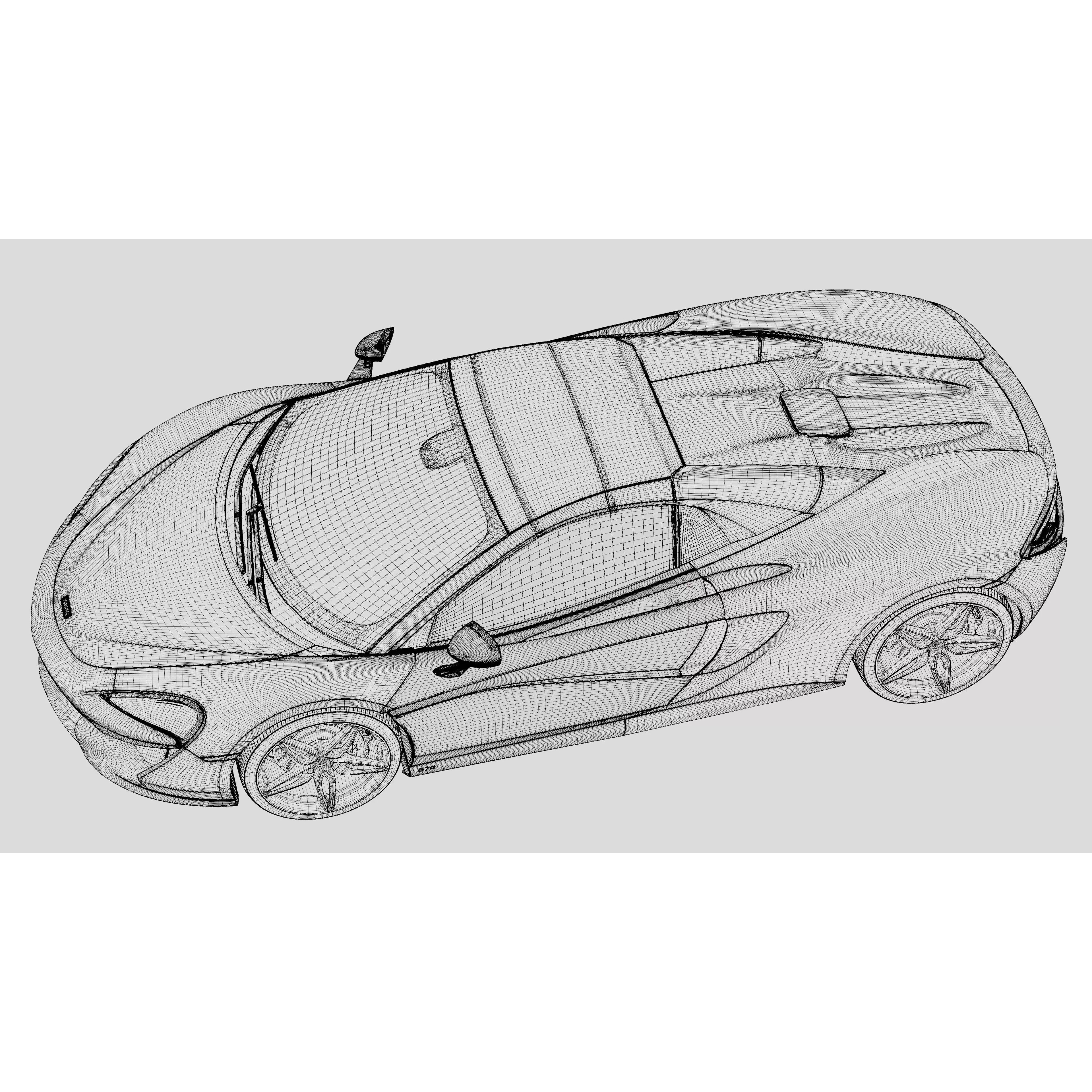 McLaren 570S Spider - Game-Ready 3D Model - View 15