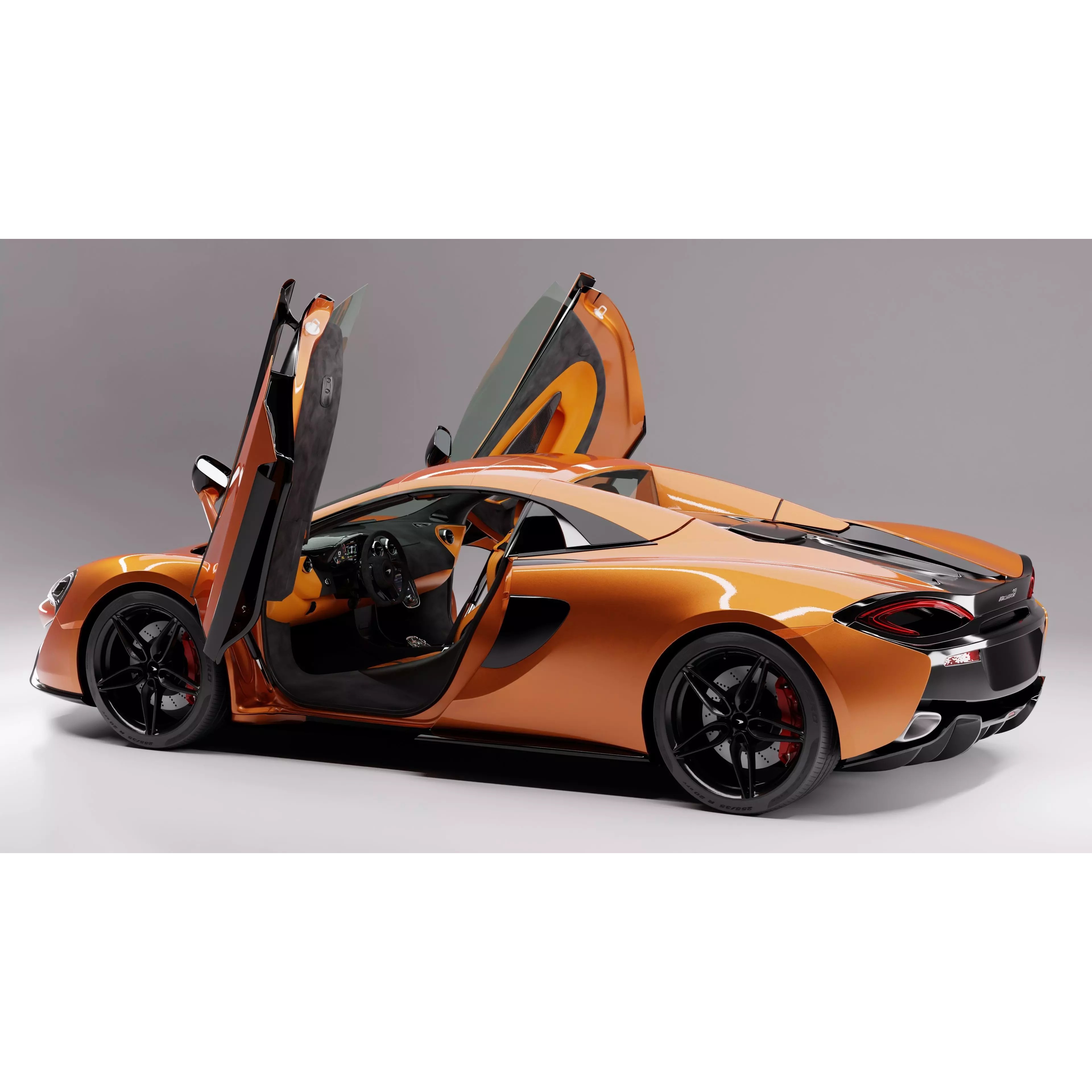 McLaren 570S Spider - Game-Ready 3D Model - View 8