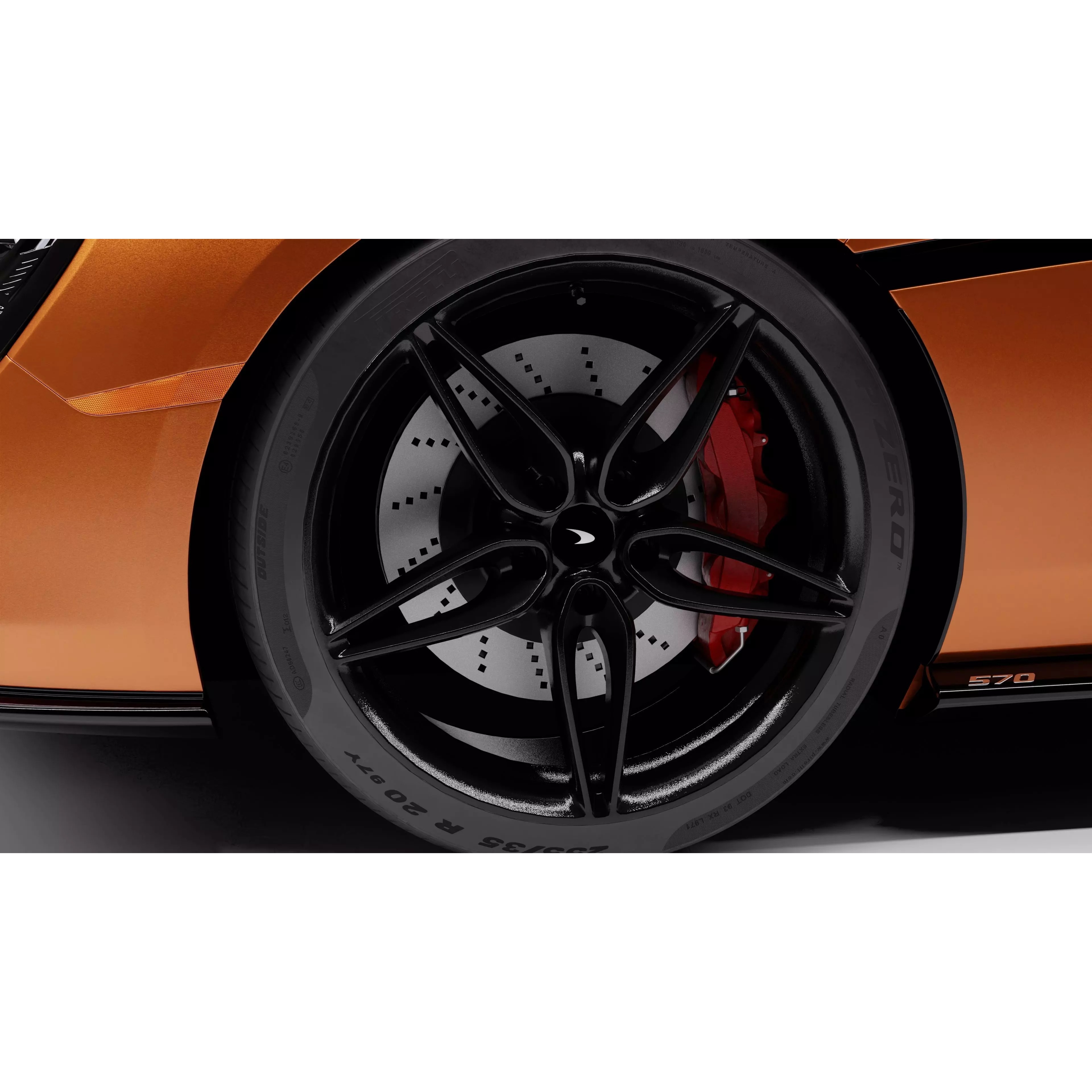 McLaren 570S Spider - Game-Ready 3D Model - View 9