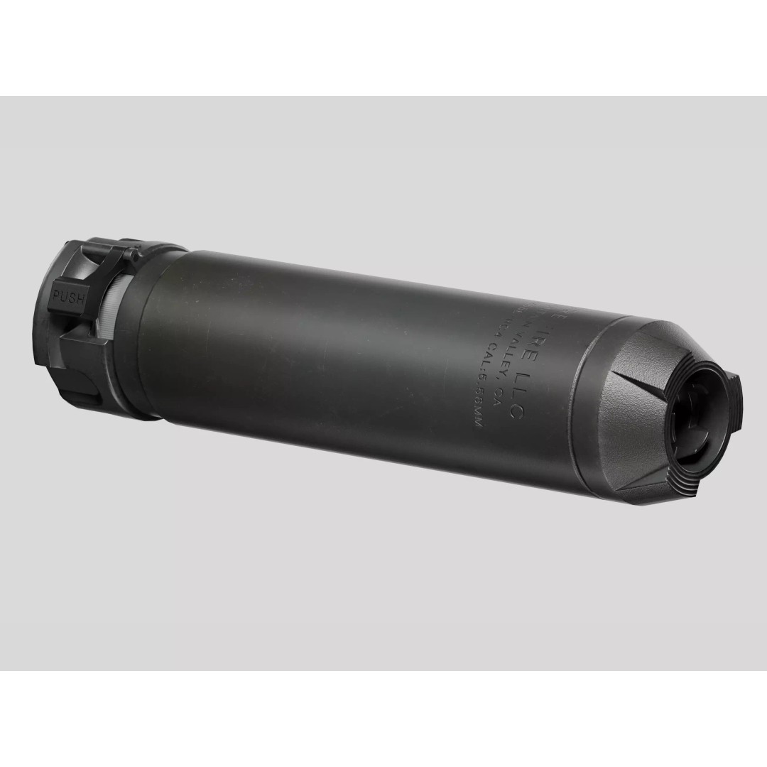 Surefire SOCOM556-RC4 Suppressor 3D Model – Low Poly Game Asset, PBR Textures - View 4