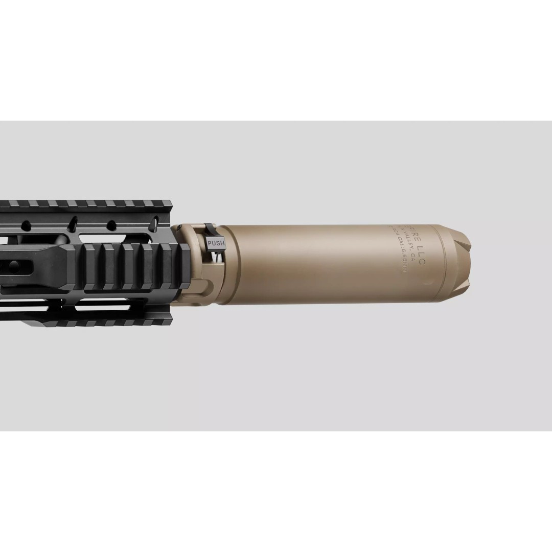 Surefire SOCOM556-RC4 Suppressor 3D Model – Low Poly Game Asset, PBR Textures - View 7