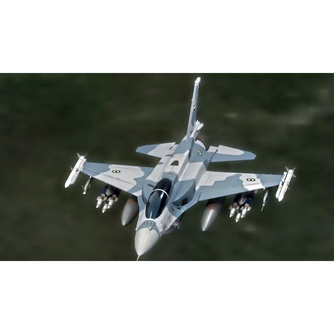 F-16D Block 60 3D Model – Fully Rigged Military Aircraft, Blender - View 14