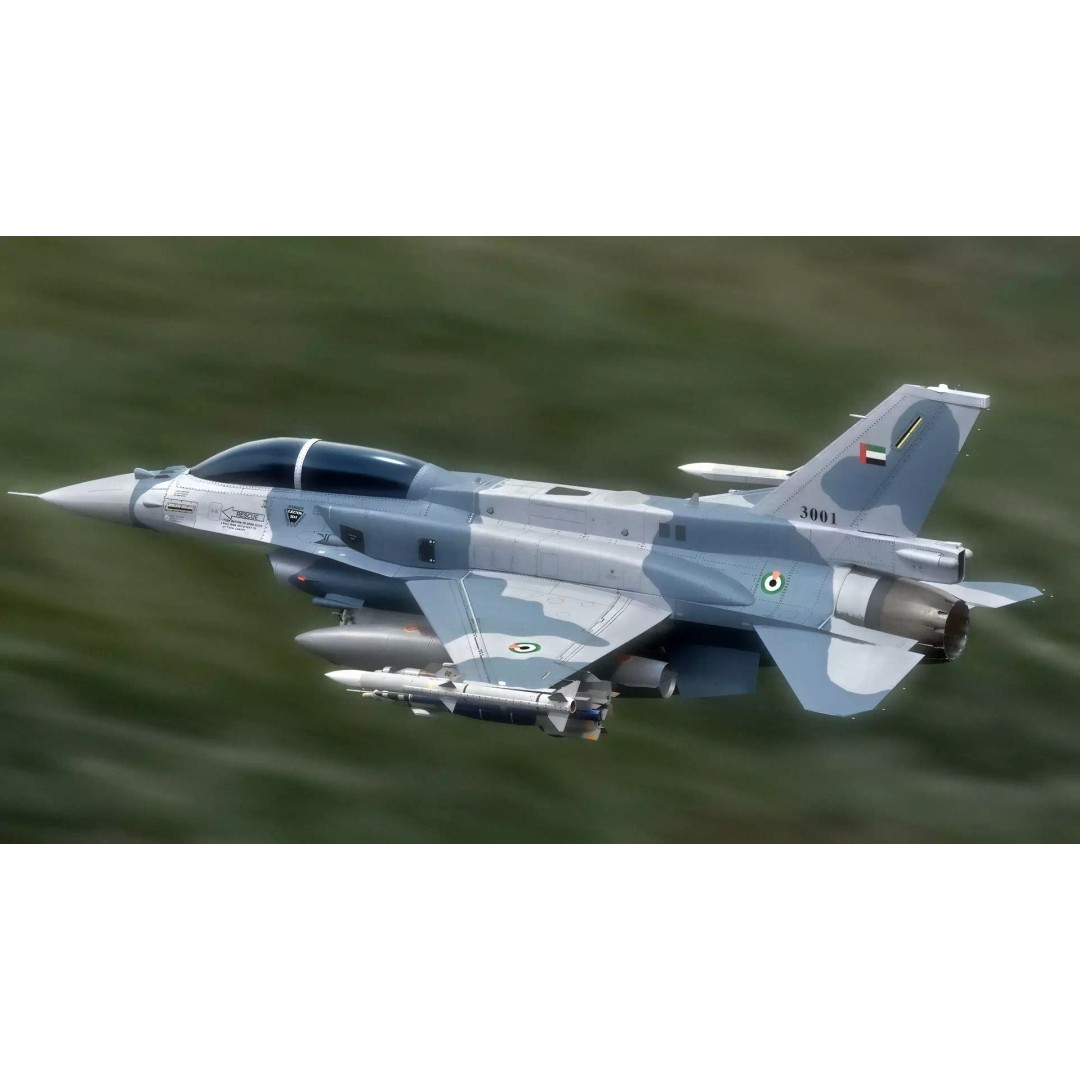F-16D Block 60 3D Model – Fully Rigged Military Aircraft, Blender - View 3