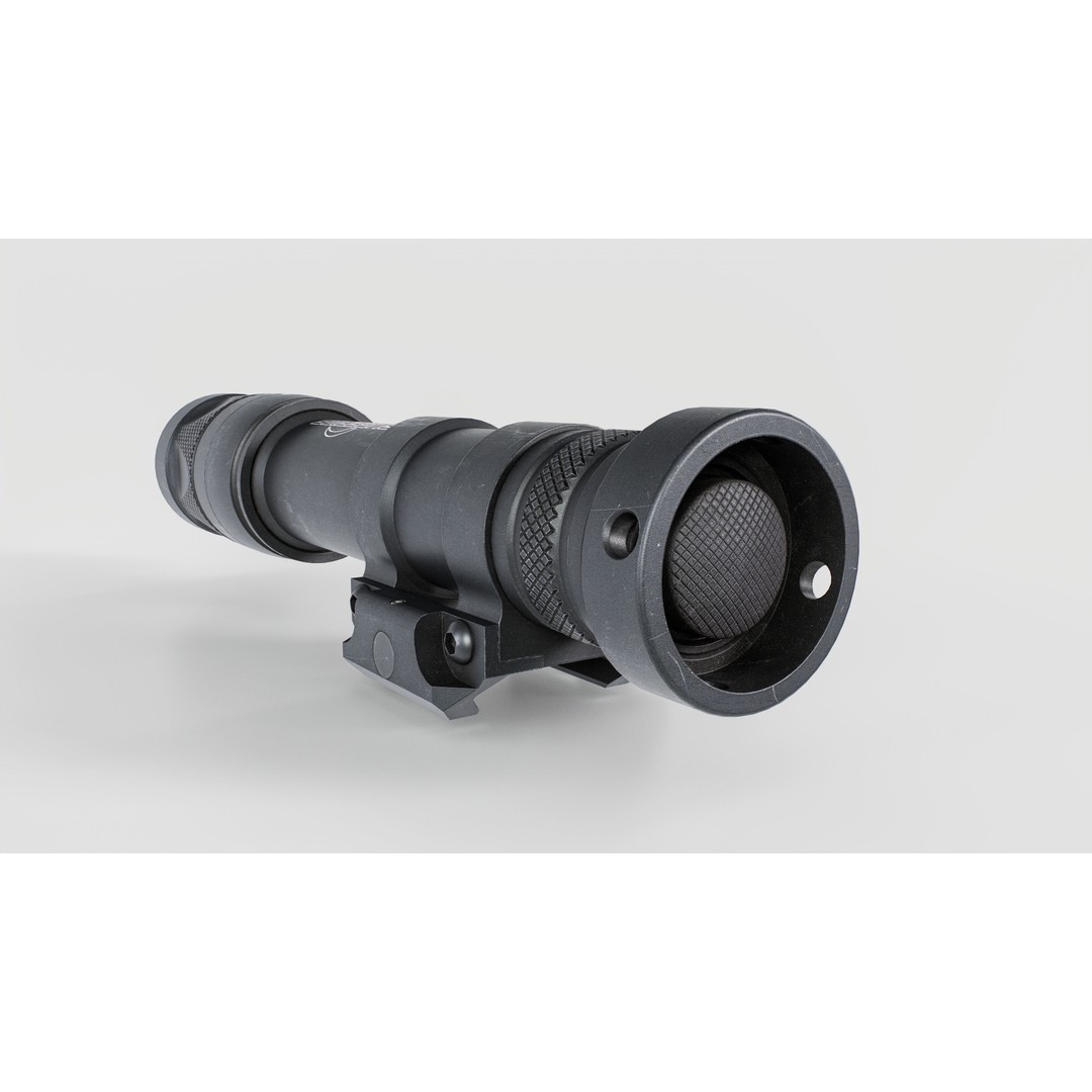 Surefire M600V 3D Model – Low Poly Tactical Weapon Light, FBX - View 10
