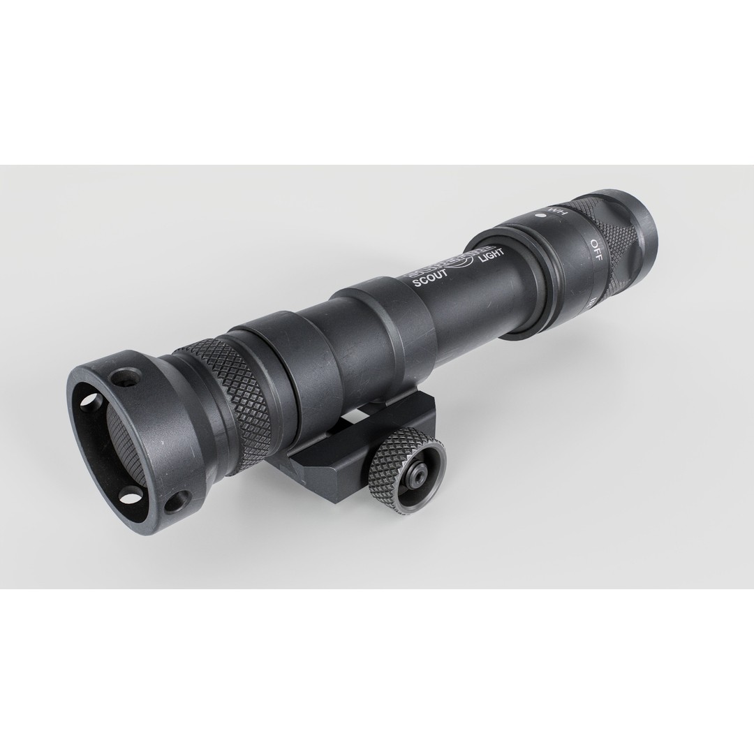 Surefire M600V 3D Model – Low Poly Tactical Weapon Light, FBX - View 12