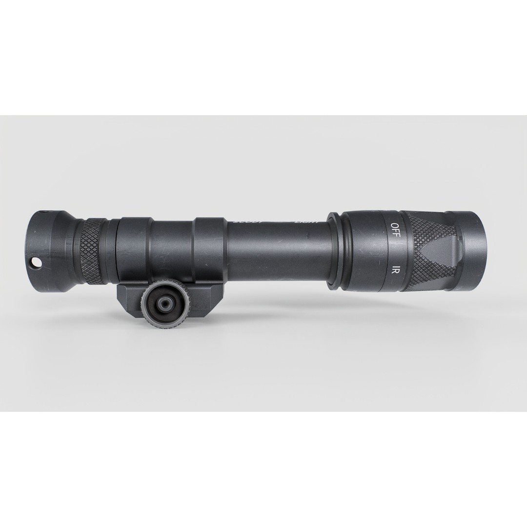 Surefire M600V 3D Model – Low Poly Tactical Weapon Light, FBX - View 14