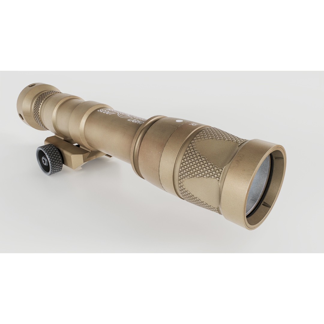 Surefire M600V 3D Model – Low Poly Tactical Weapon Light, FBX - View 17
