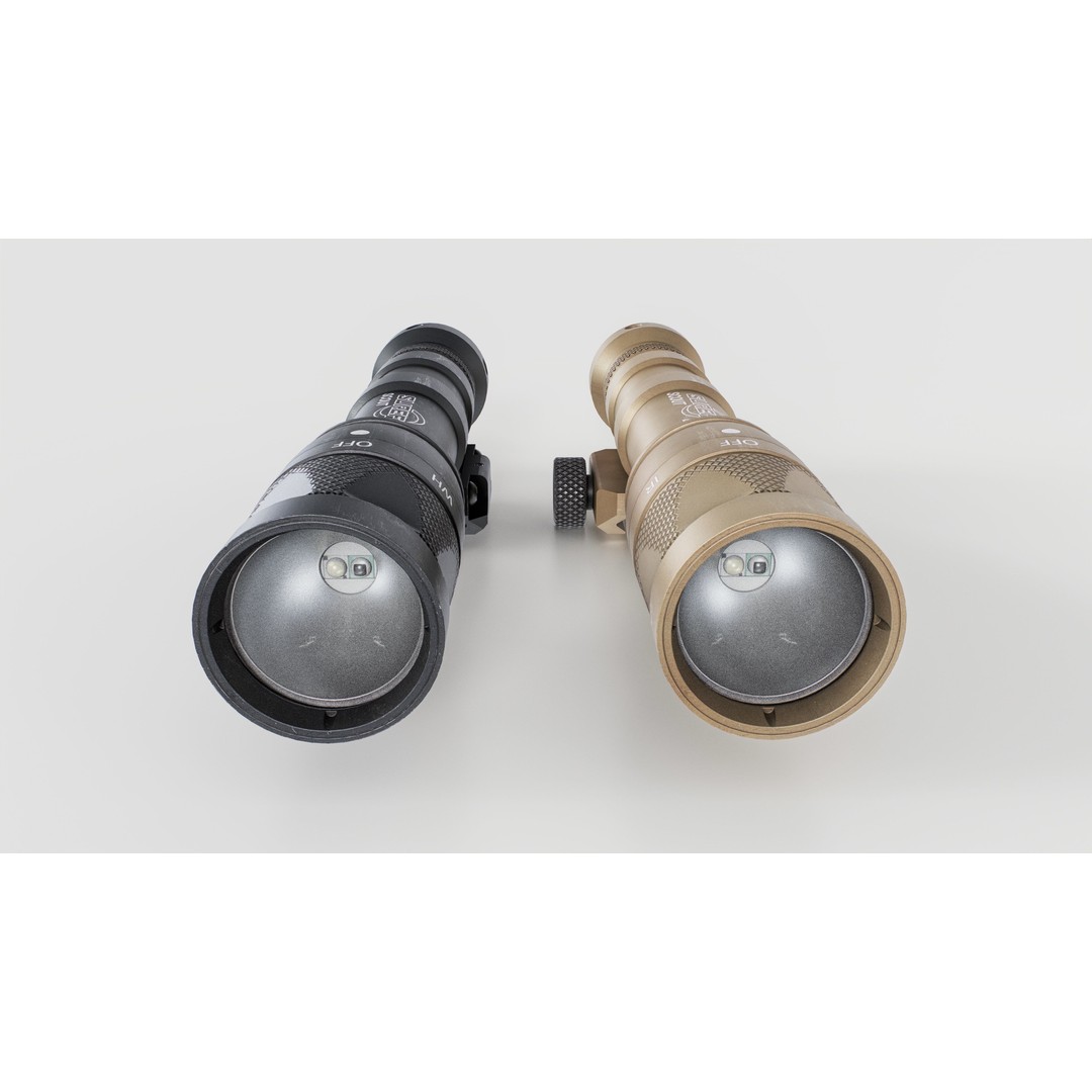Surefire M600V 3D Model – Low Poly Tactical Weapon Light, FBX - View 18