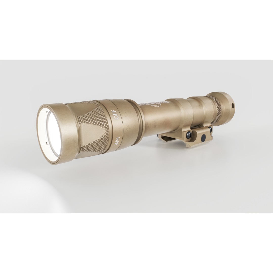 Surefire M600V 3D Model – Low Poly Tactical Weapon Light, FBX - View 7
