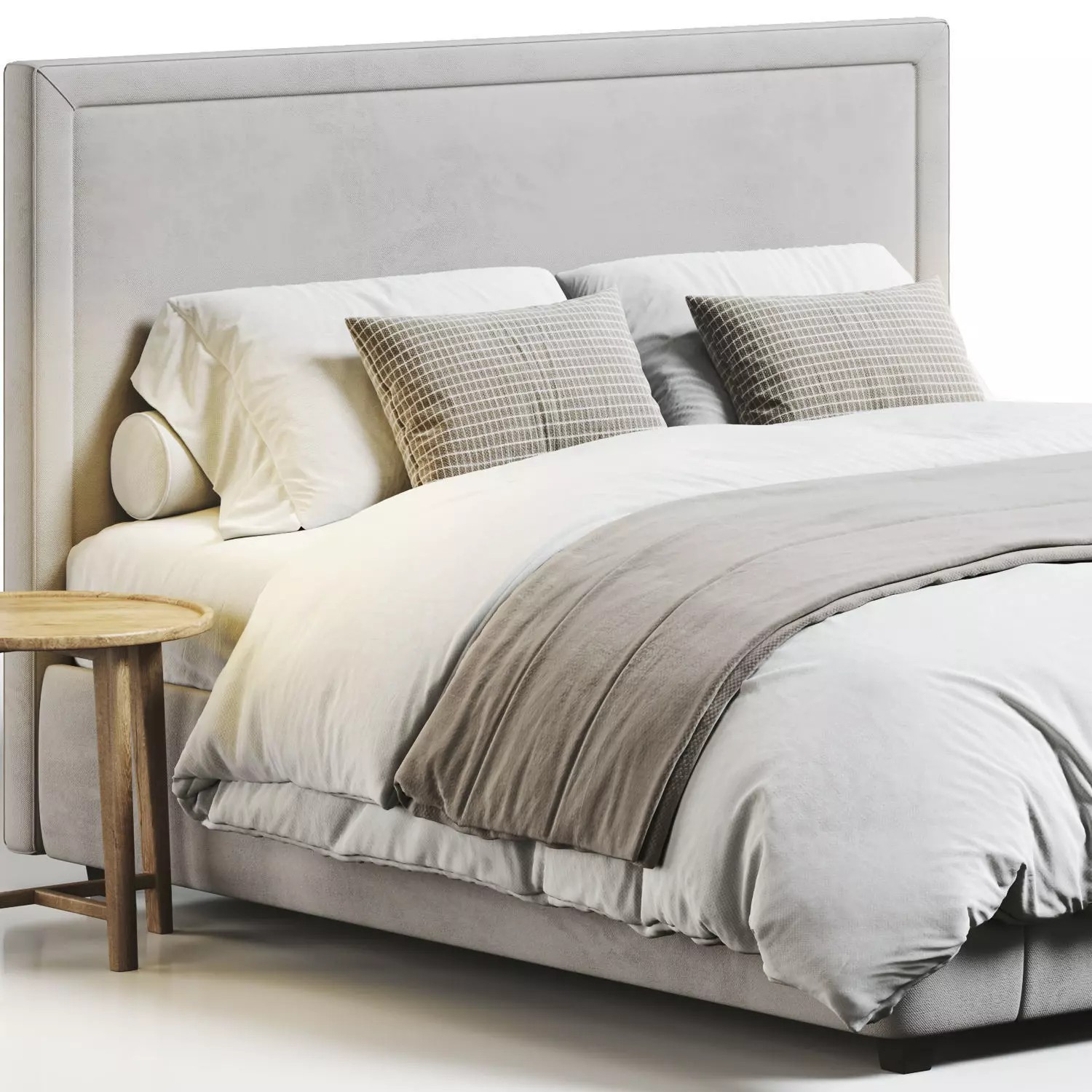 RH Wallace Bed - Game-Ready 3D Model - View 2