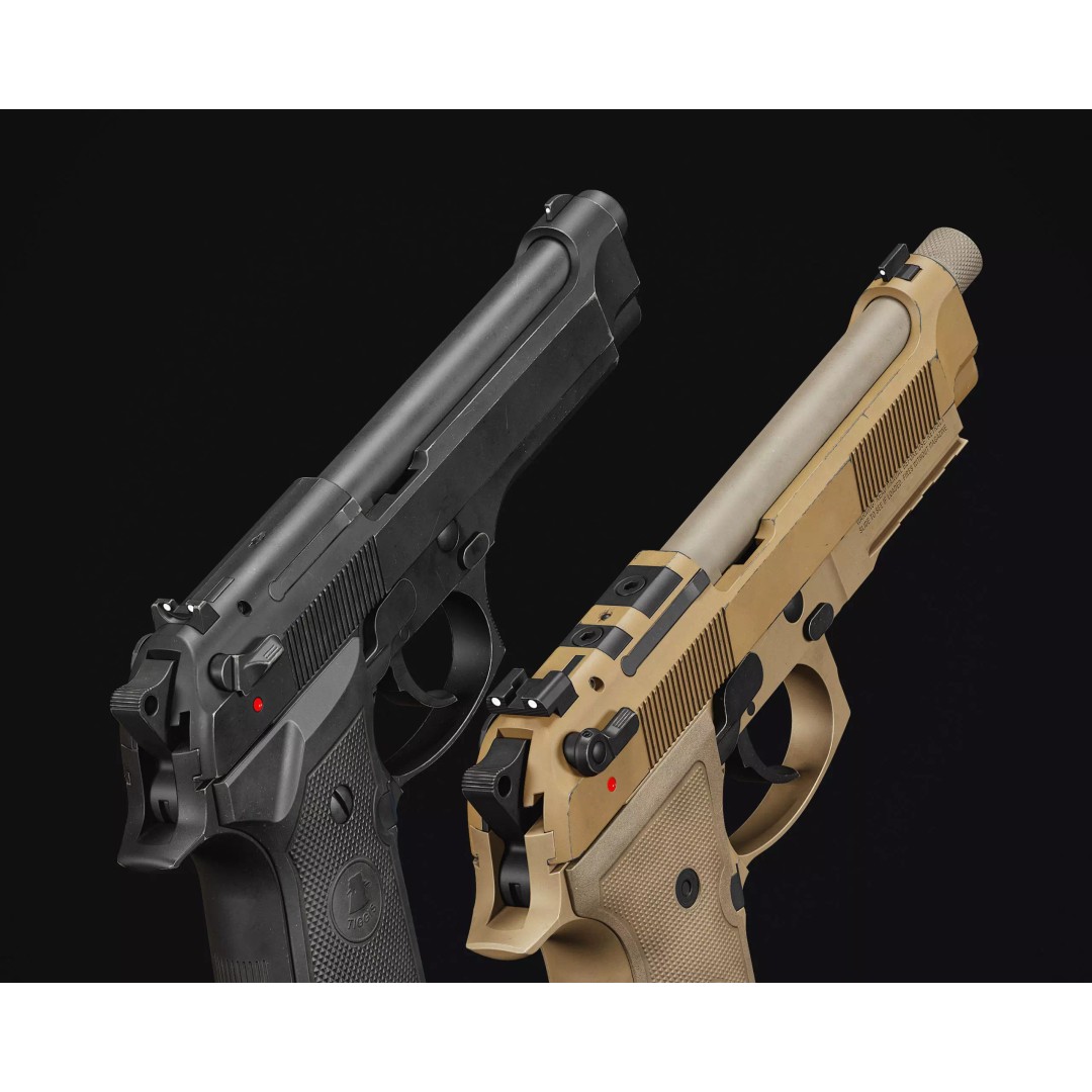 M9 Pistol 3D Model – Low Poly Game Asset, FBX & OBJ Formats - View 2