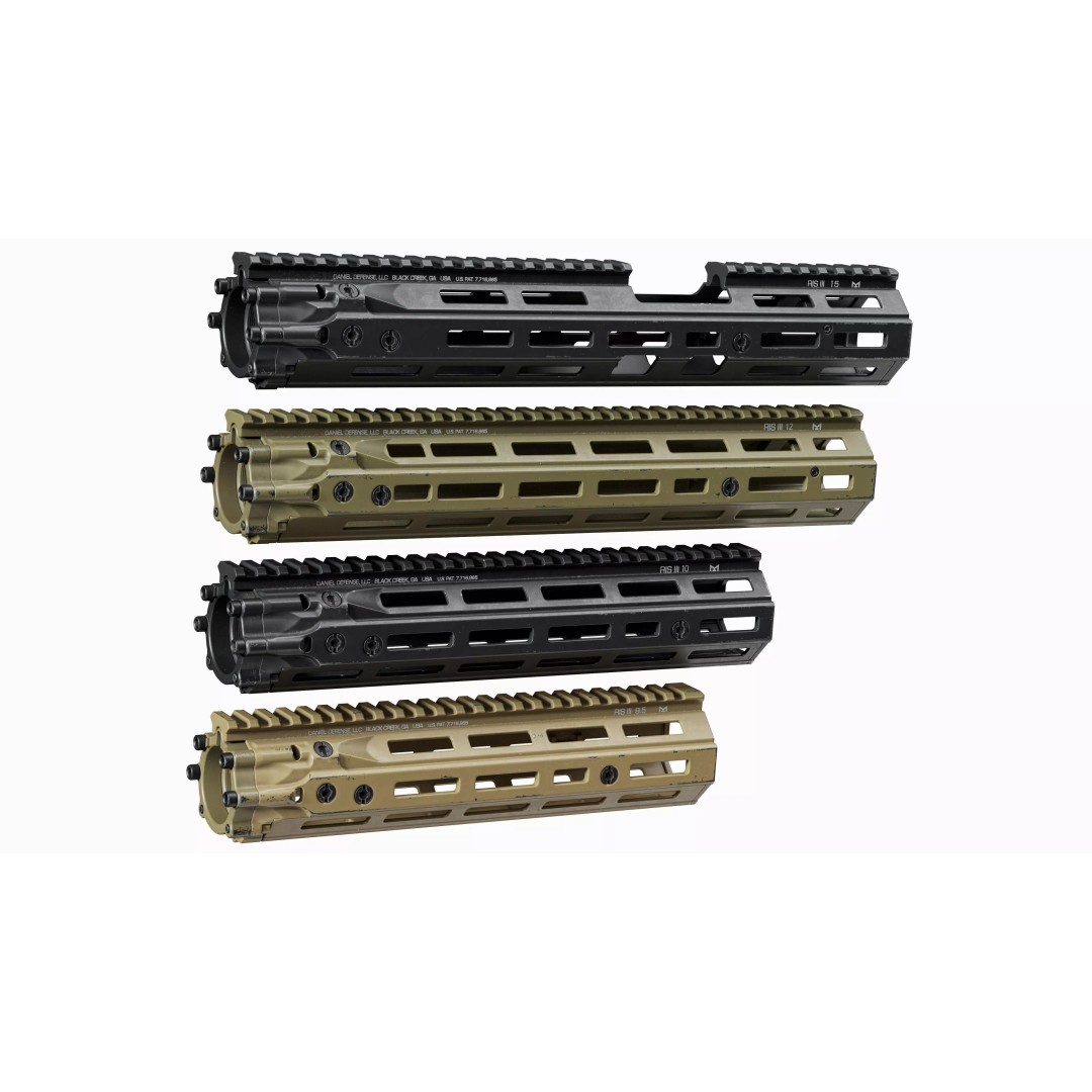 AR 15 Tactical Handguards 3D Model – Low Poly Game-Ready Asset, FBX - View 4