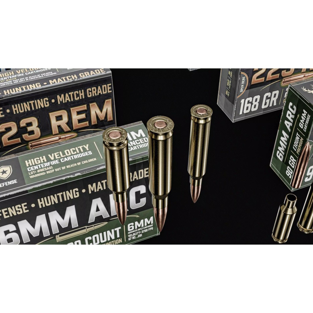 ARC Ammo 3D Model – Low Poly PBR Game Asset, FBX & More - View 12