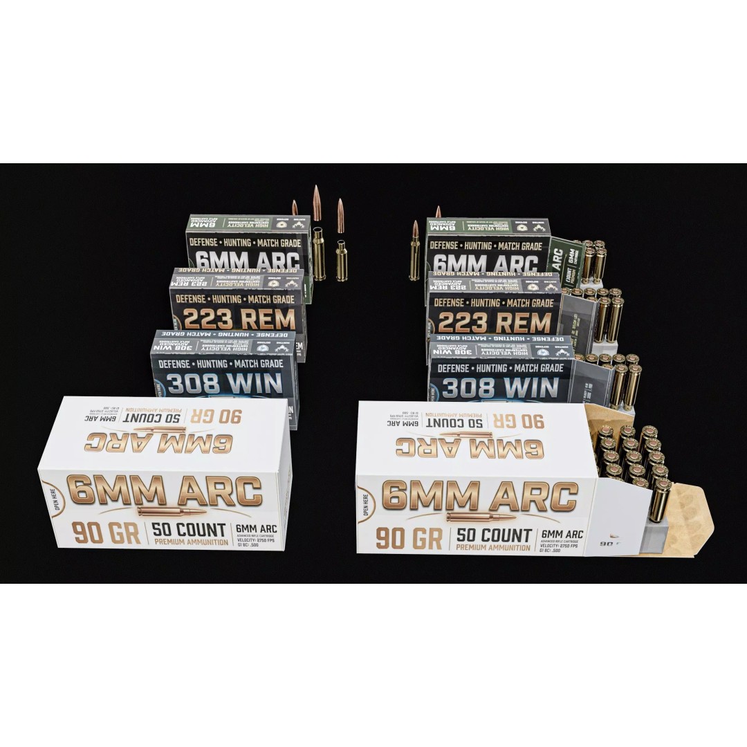 ARC Ammo 3D Model – Low Poly PBR Game Asset, FBX & More - View 19