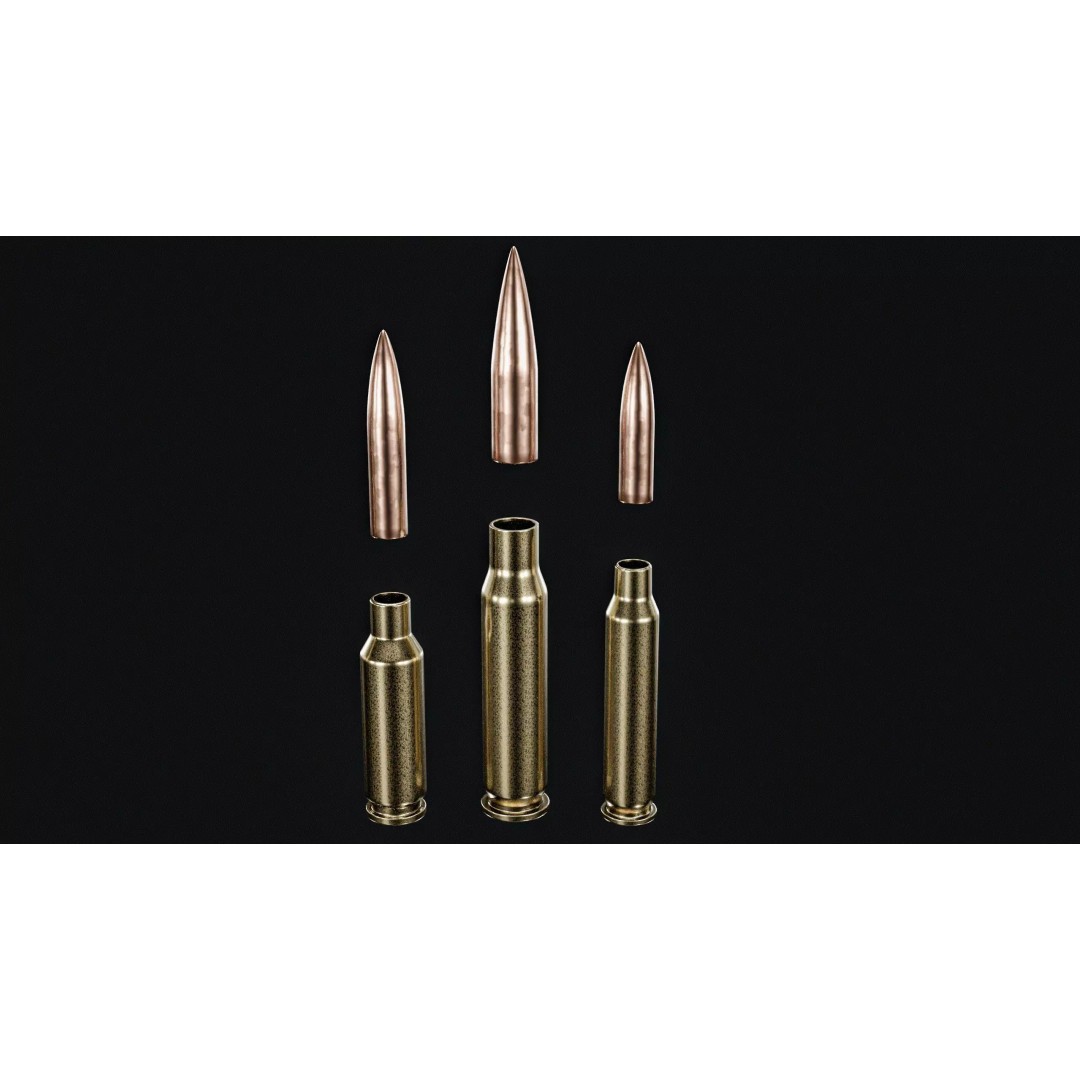 ARC Ammo 3D Model – Low Poly PBR Game Asset, FBX & More - View 21
