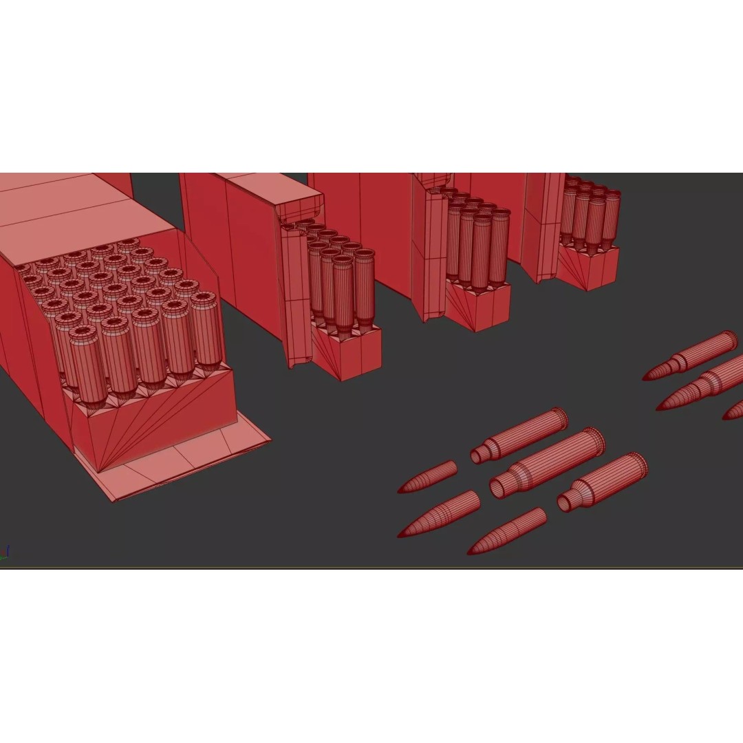 ARC Ammo 3D Model – Low Poly PBR Game Asset, FBX & More - View 34