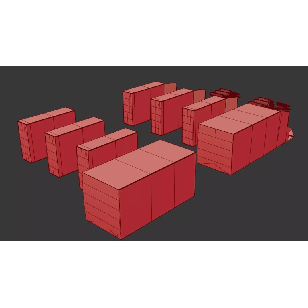 ARC Ammo 3D Model – Low Poly PBR Game Asset, FBX & More - View 35