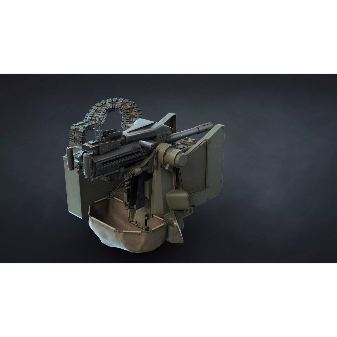 M151 Protector and M153 CROWS RWS 3D Model – Low Poly Game Asset, FBX, OBJ - View 22