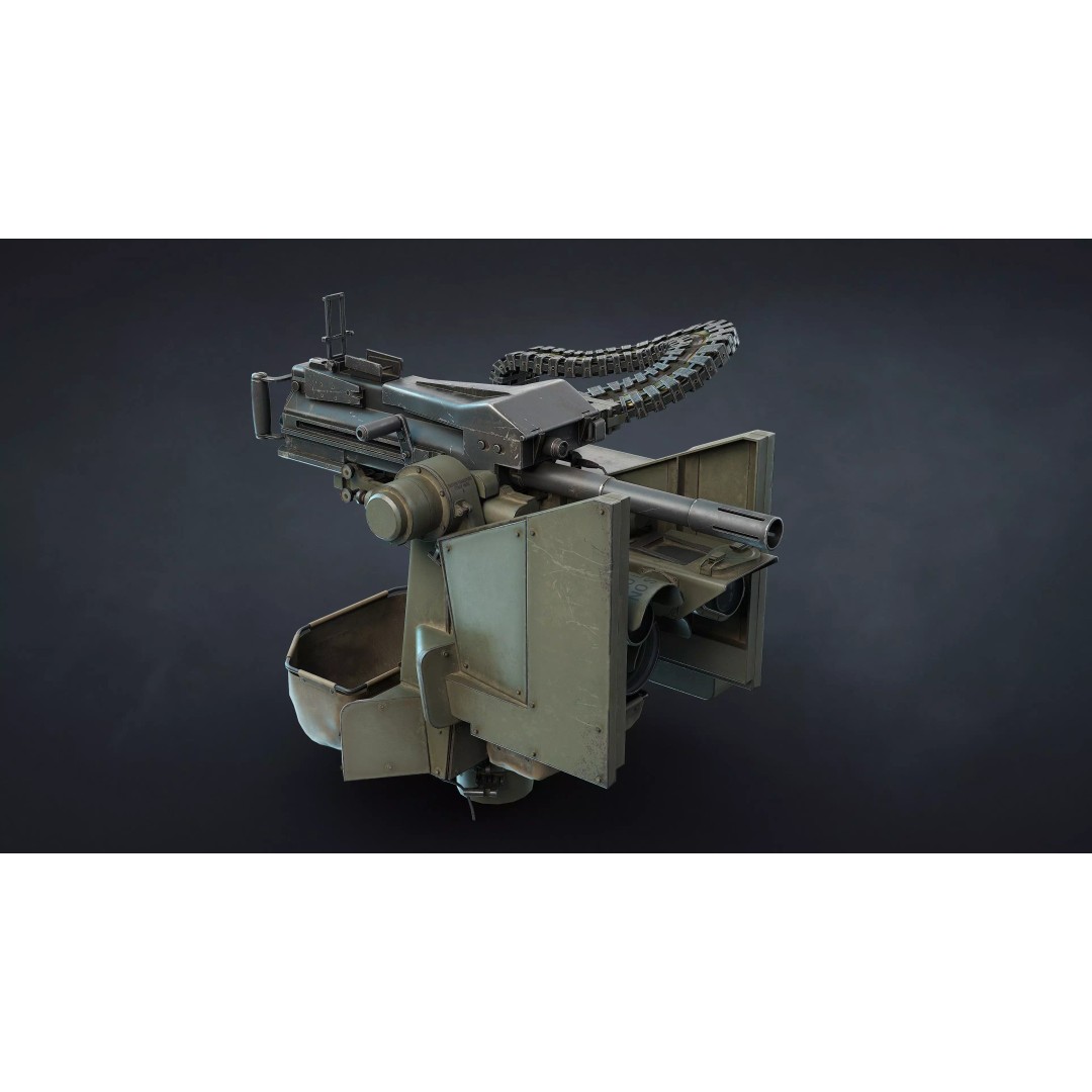M151 Protector and M153 CROWS RWS 3D Model – Low Poly Game Asset, FBX, OBJ - View 23