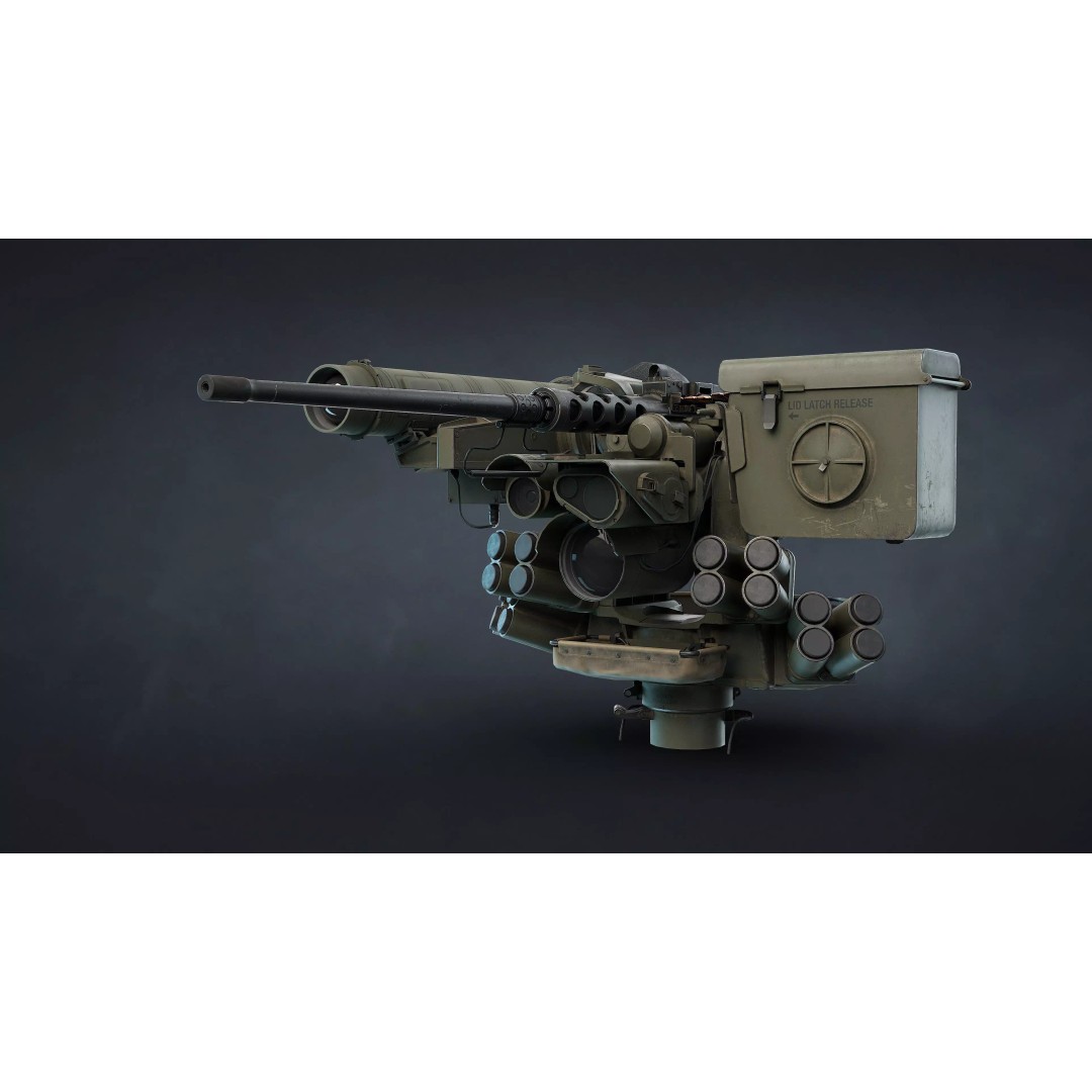 M151 Protector and M153 CROWS RWS 3D Model – Low Poly Game Asset, FBX, OBJ - View 3