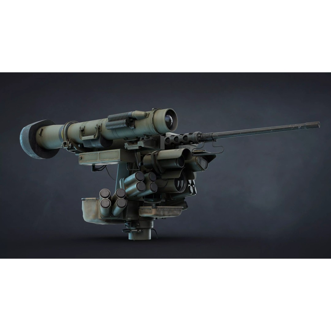 M151 Protector and M153 CROWS RWS 3D Model – Low Poly Game Asset, FBX, OBJ - View 6