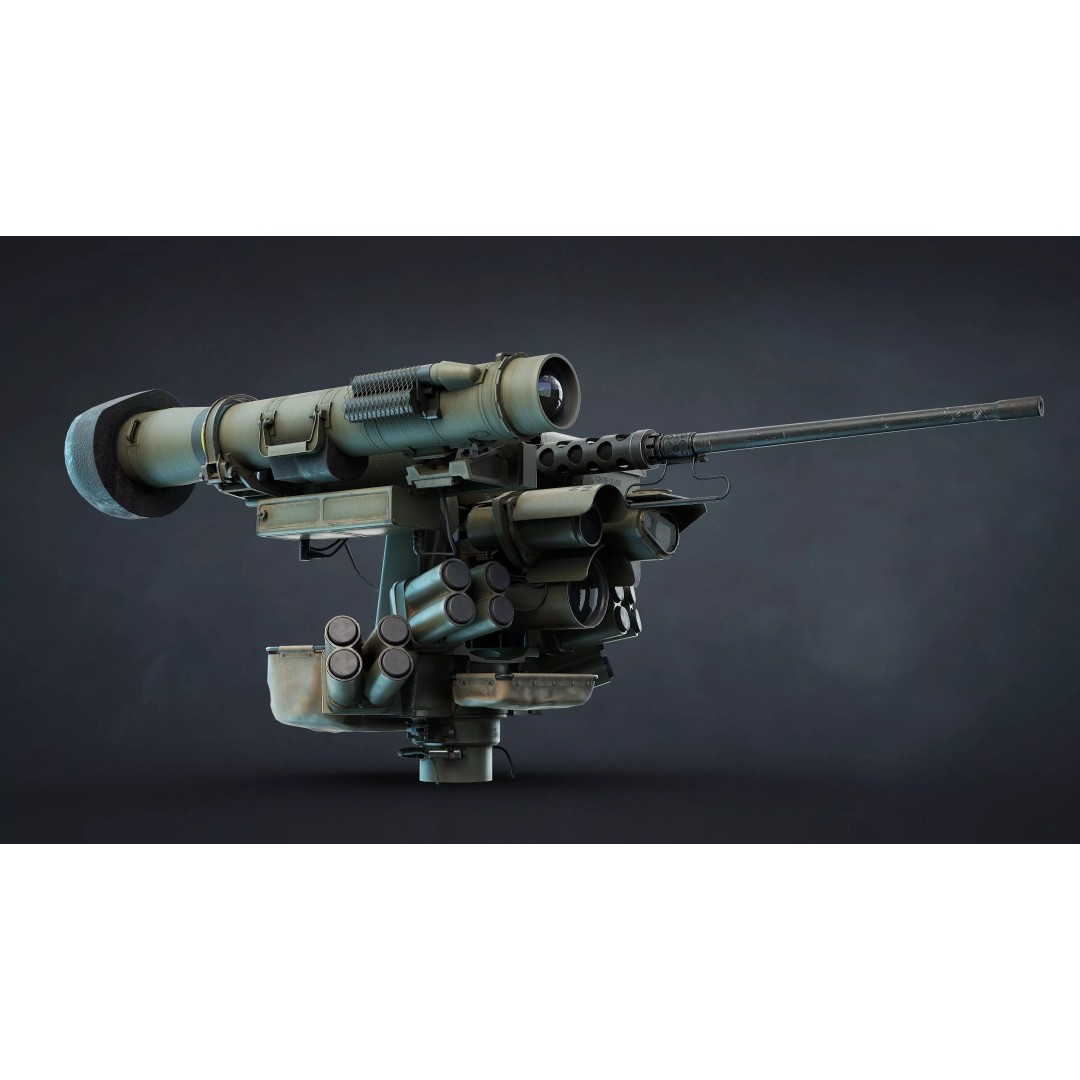 M151 Protector and M153 CROWS RWS 3D Model – Low Poly Game Asset, FBX, OBJ - View 7
