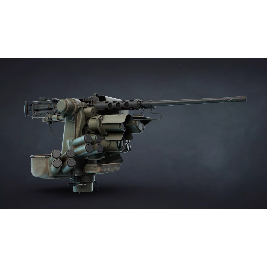 M151 Protector and M153 CROWS RWS 3D Model – Low Poly Game Asset, FBX, OBJ - View 8