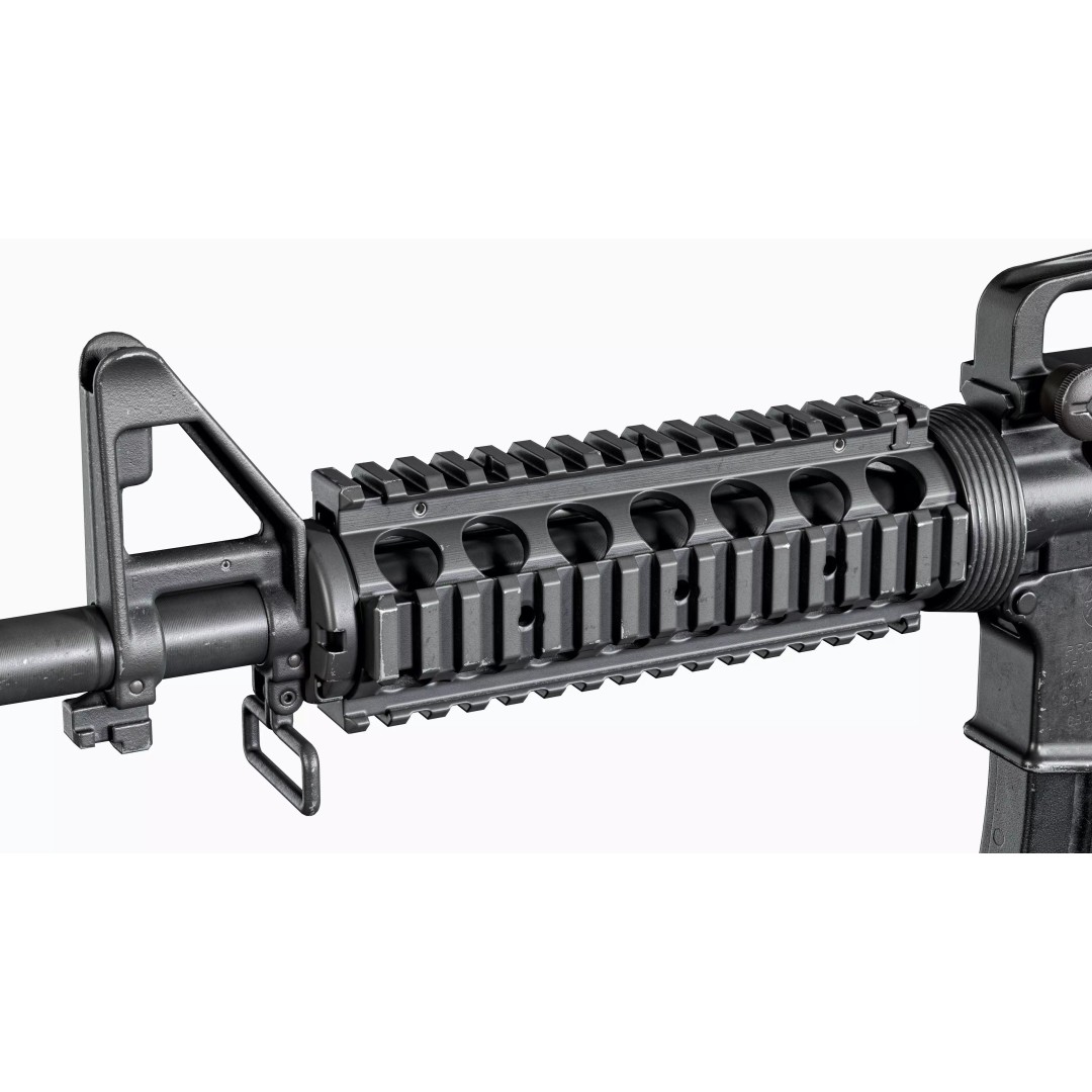 Colt M4A1 3D Model – Low Poly Game-Ready Rifle for Unity & Unreal - View 10