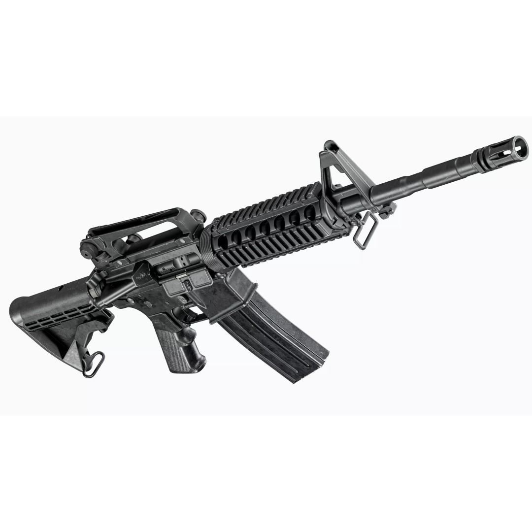 Colt M4A1 3D Model – Low Poly Game-Ready Rifle for Unity & Unreal - View 15