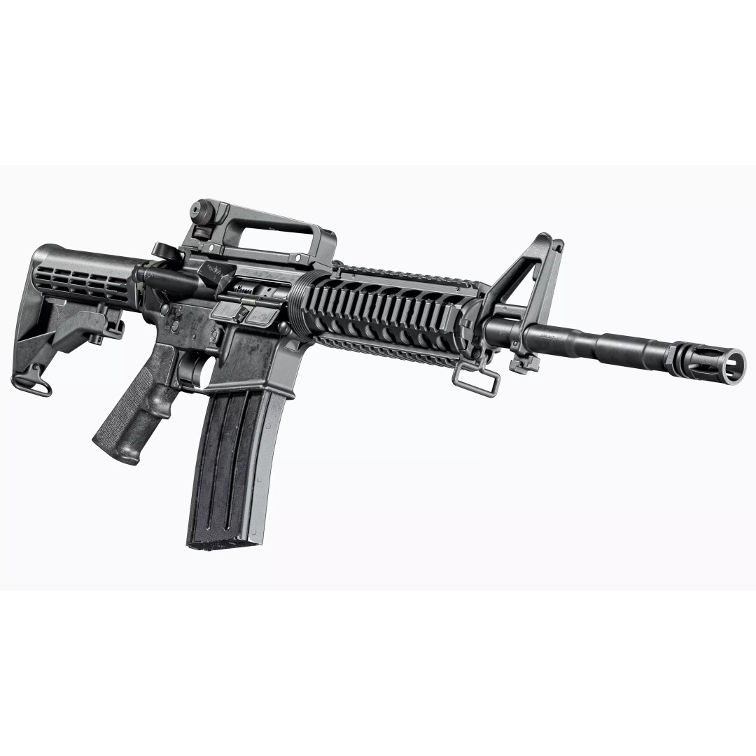 Colt M4A1 3D Model – Low Poly Game-Ready Rifle for Unity & Unreal - View 16