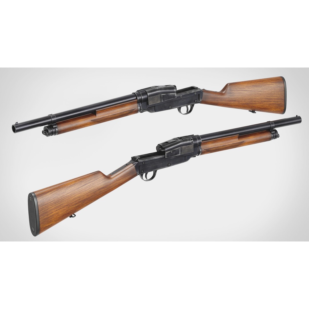 Sjögren Inertia Shotgun 3D Model – Low Poly Game Asset, FBX & OBJ - View 4