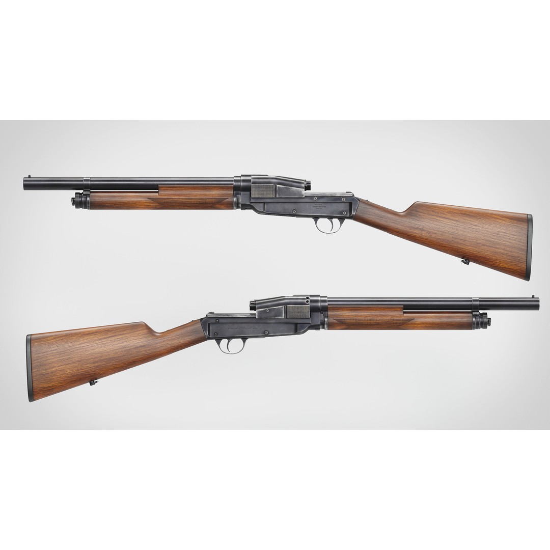 Sjögren Inertia Shotgun 3D Model – Low Poly Game Asset, FBX & OBJ - View 5