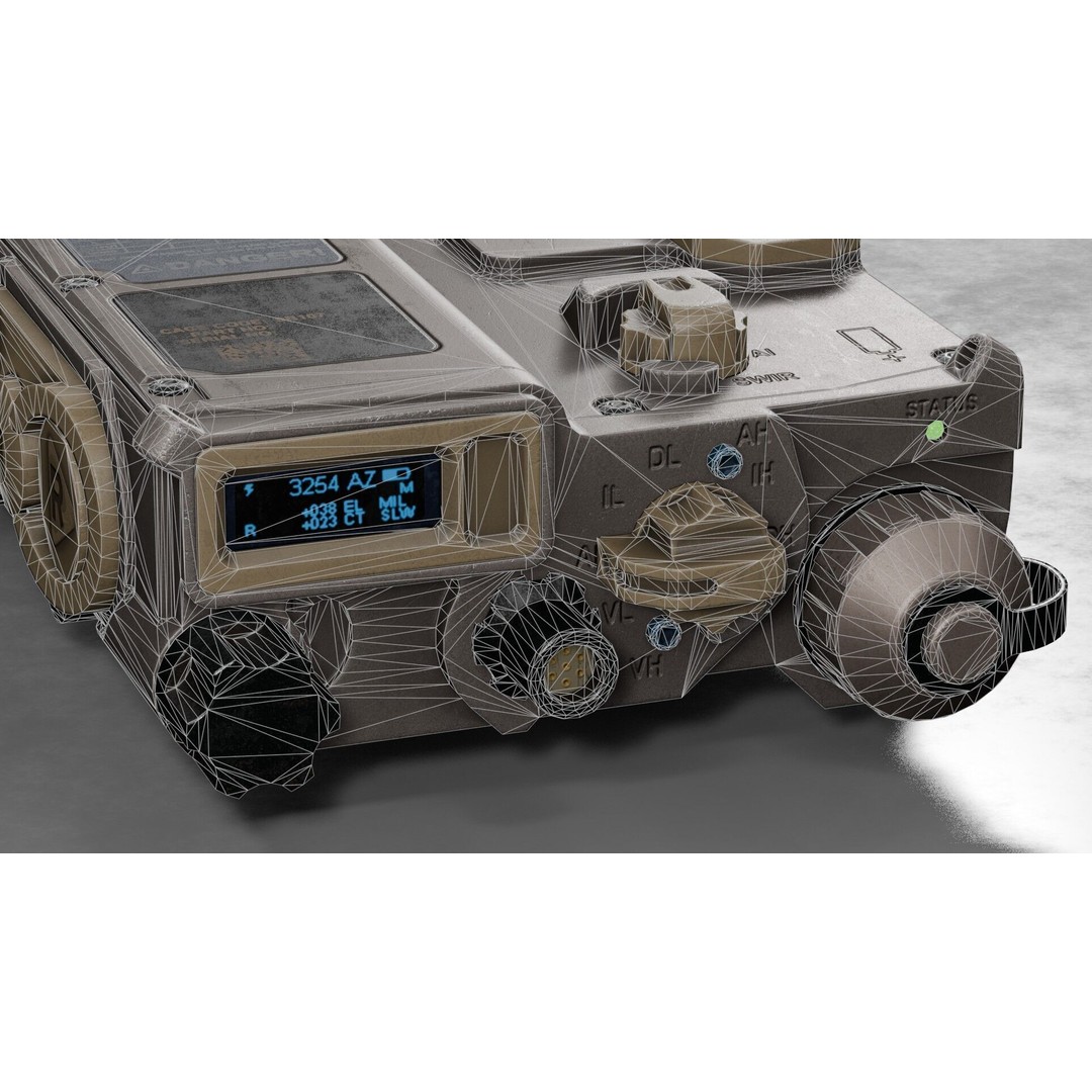 L3 Harris SPEAR Rangefinder 3D Model – Low Poly Game Asset, FBX - View 27